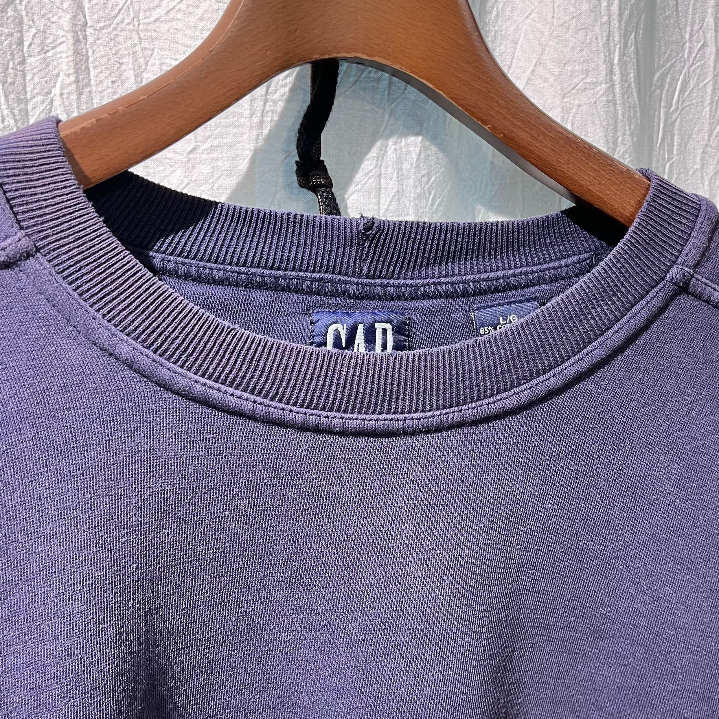 L』OLD GAP オールドギャップ ギャップ スウェット 無地スウェット 紺