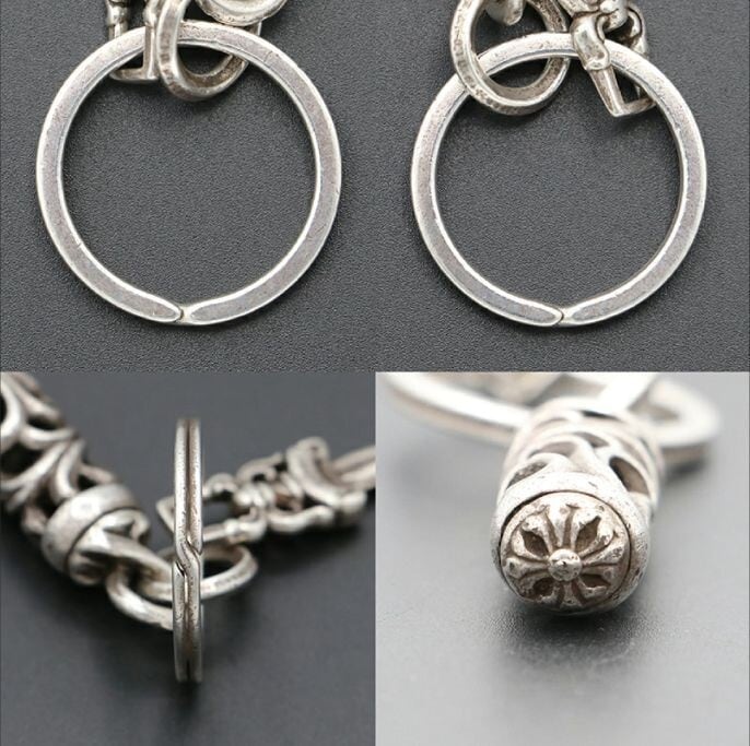 CHROME HEARTS クロムハーツ ローラー キーリング ダガー シルバー