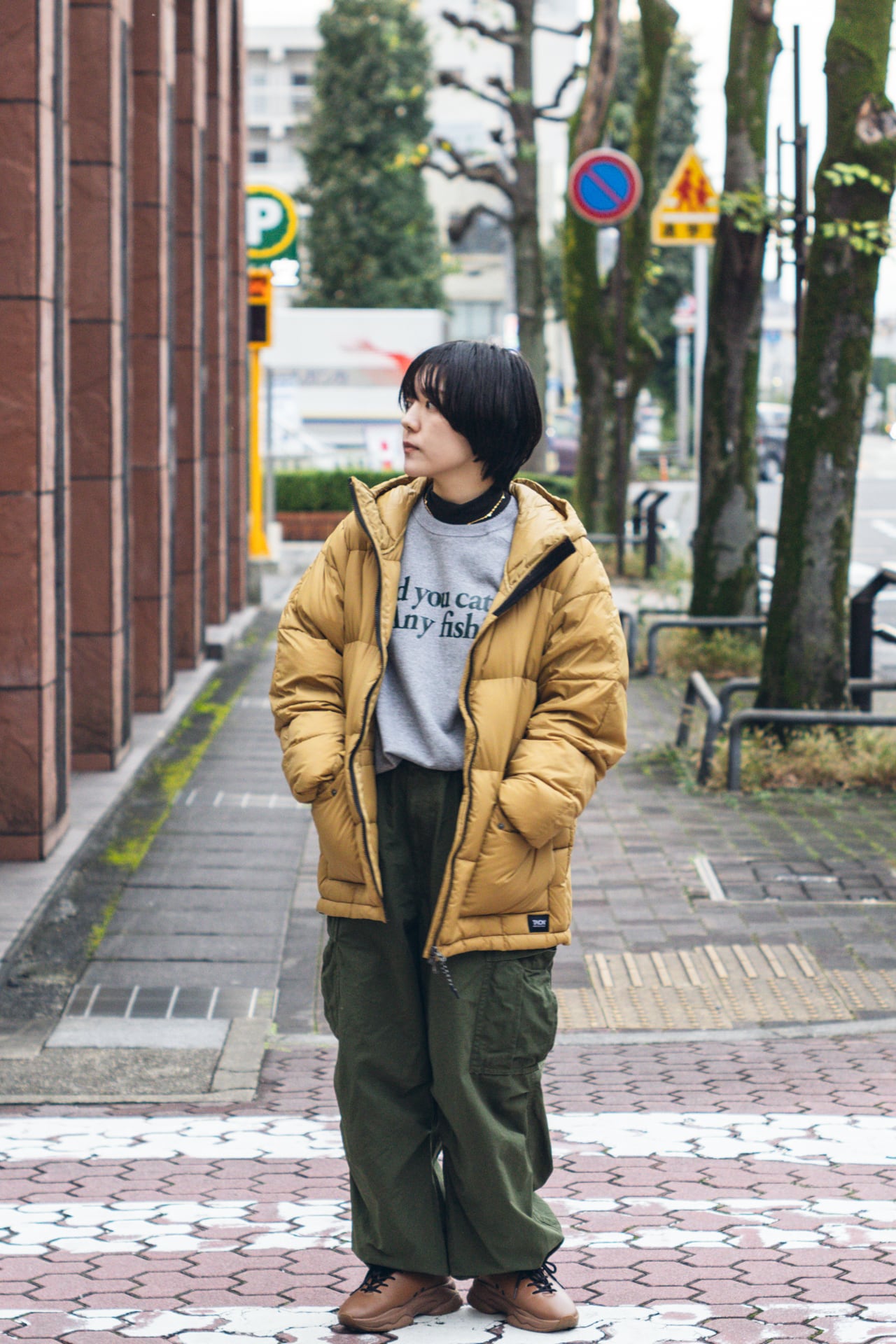 UNISEX】マウンテン パッカブル ボリューム ダウンパーカー / ブラック