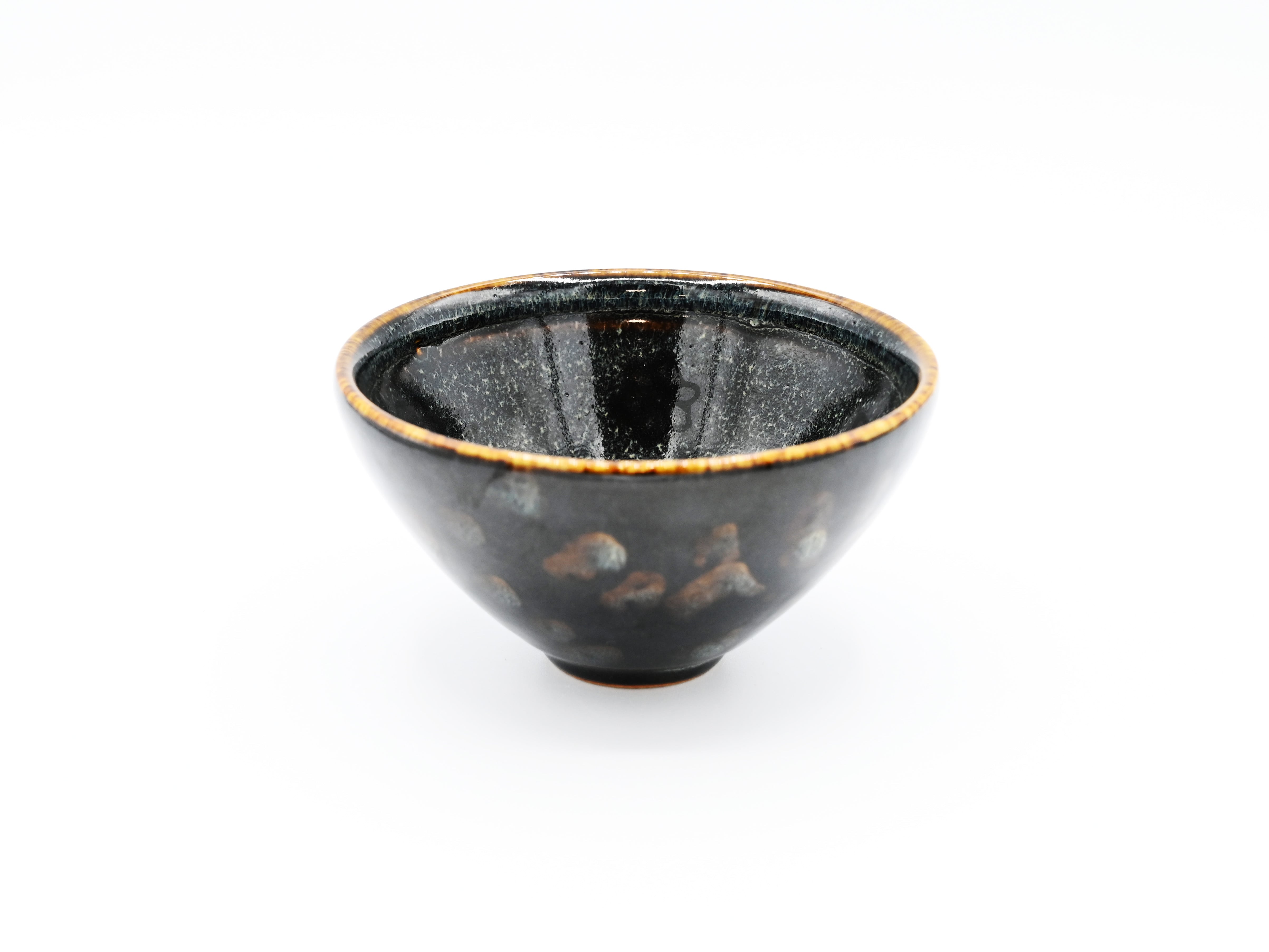 95】天目茶碗／吉州窯剪紙帖花盞／作家：段敏瑞 | 多元文化会館