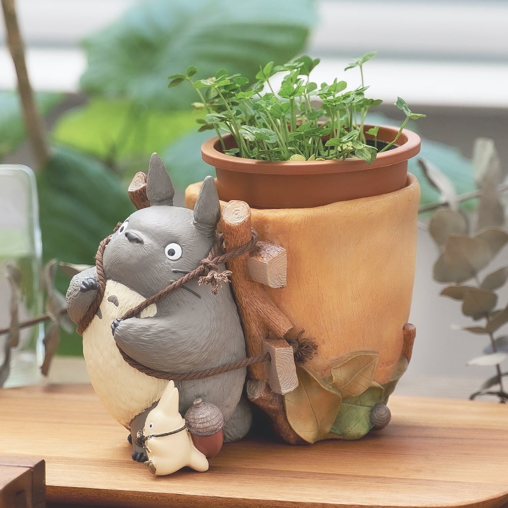 となりのトトロ プランターカバー / 小物入れ トトロのお届けよいこら