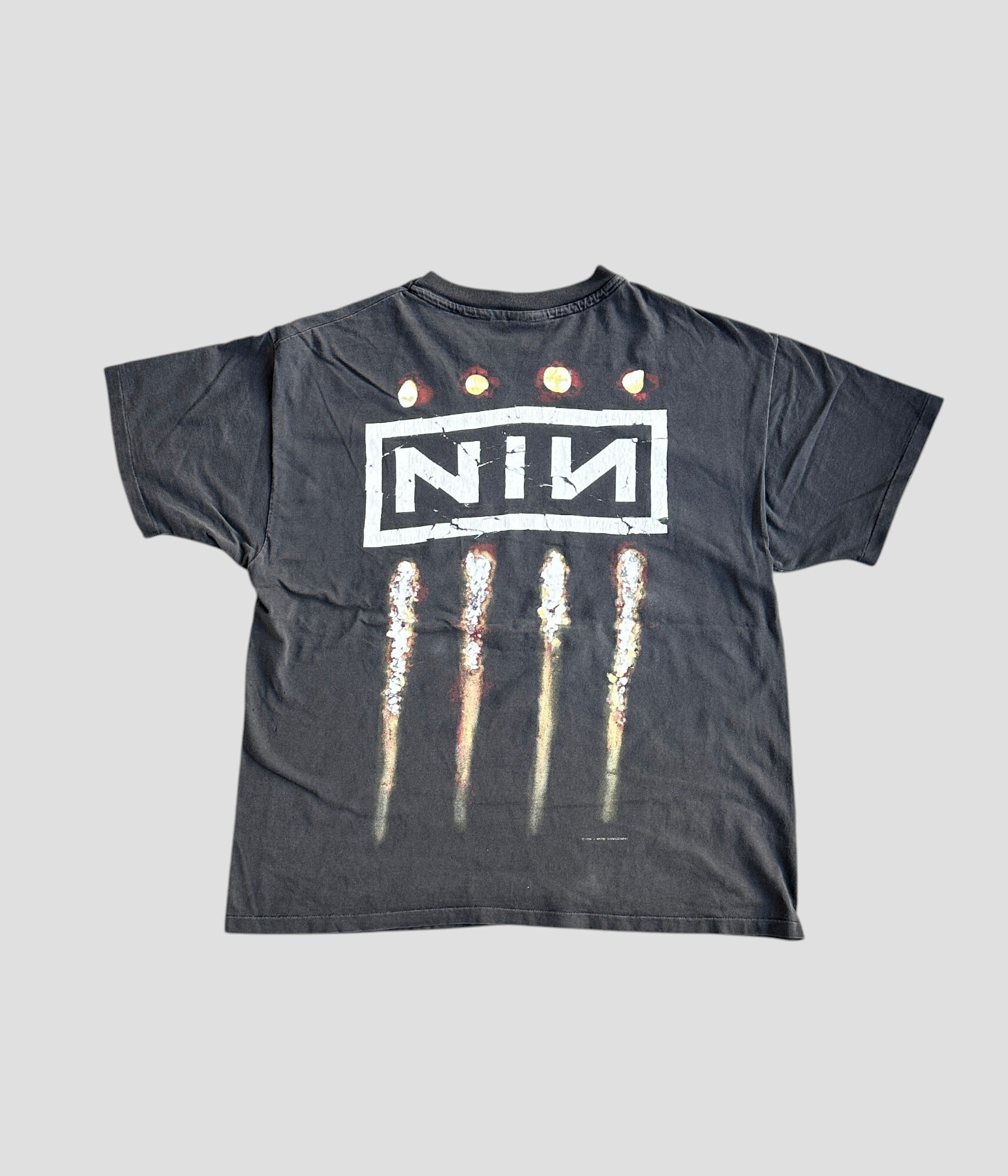 NINE INCH NAILS- Vintage 90s XXL Rock Band T-shirt | BEGGARS
