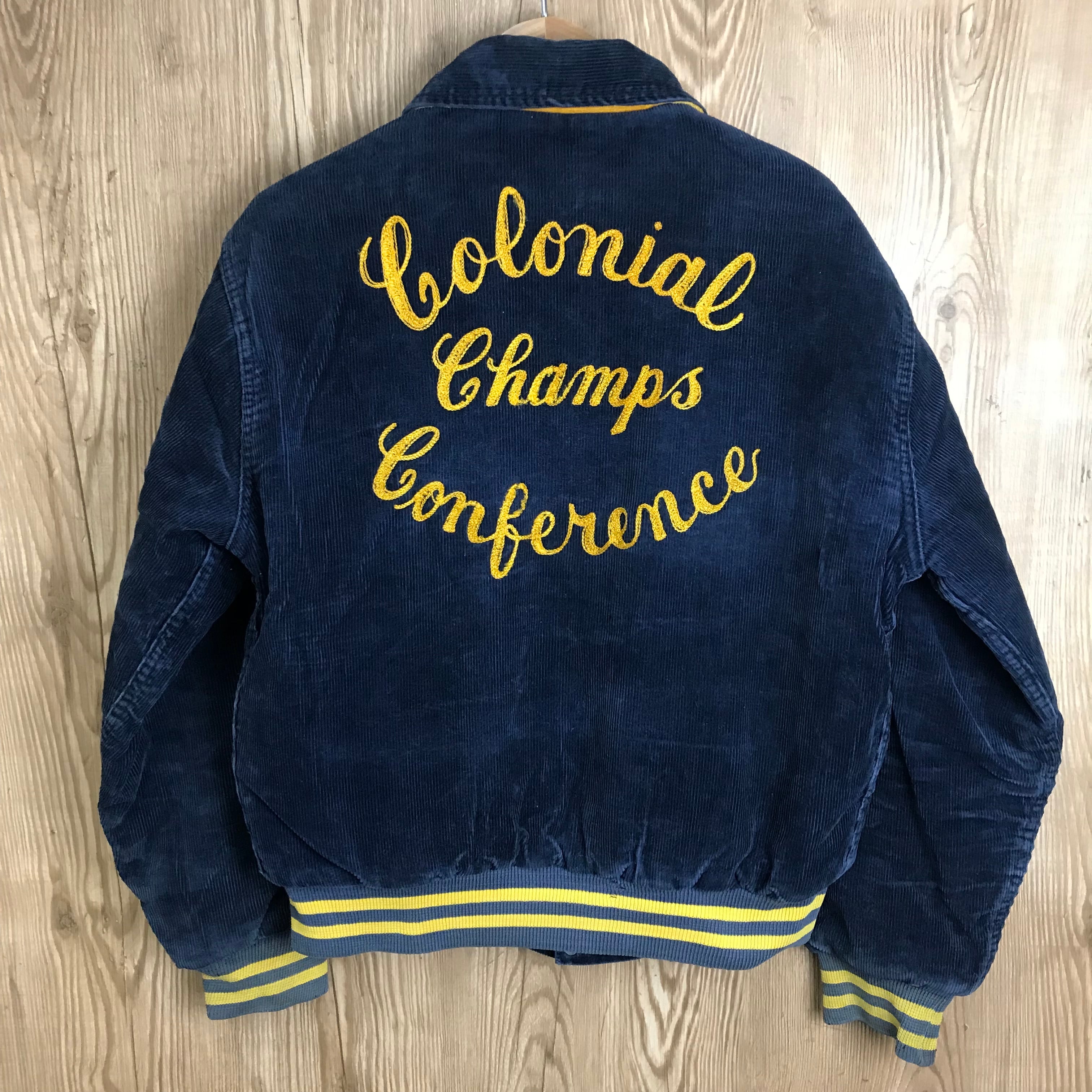 豪華チェーンステッチ 70s MAPLE コーデュロイ スタジャン アワード