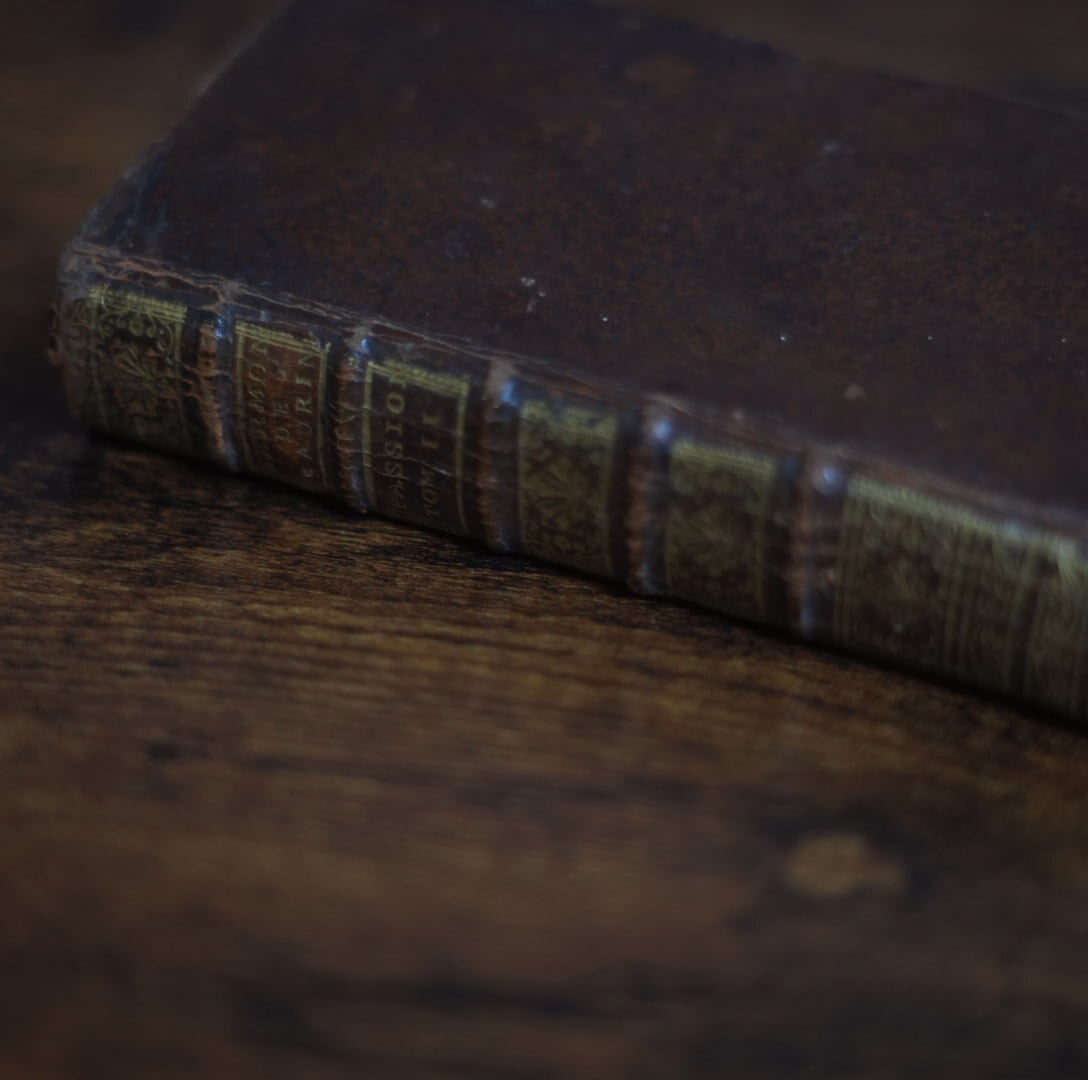 1700年頃の貴重な革装丁の洋書 古書 アンティーク ヴィンテージ