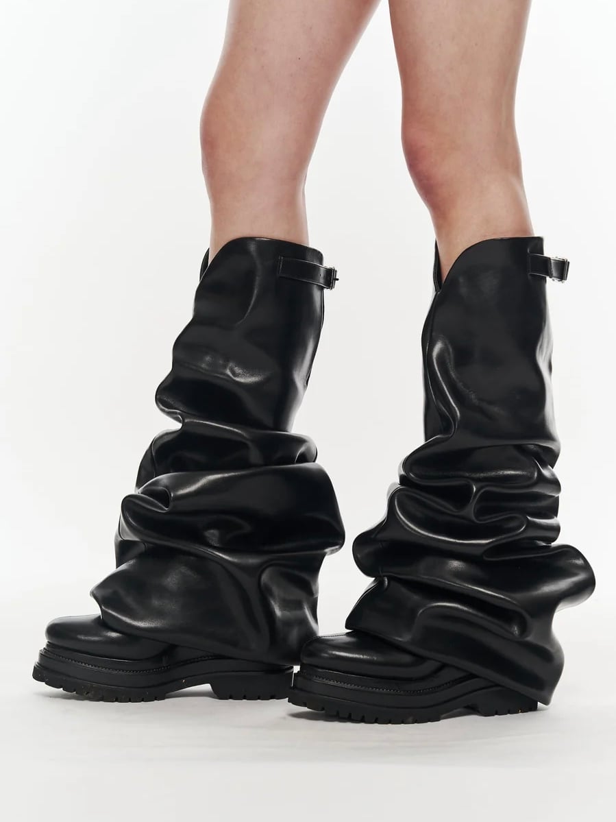 25AW】POOLDE プールデ / Melted Wedge Boots | TRENT online