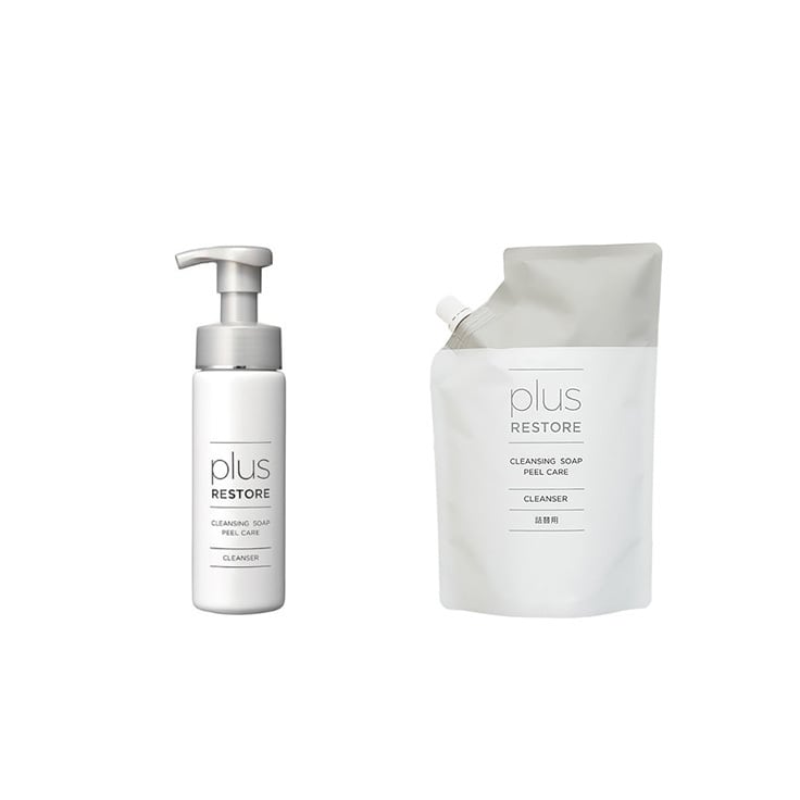 詰替用】ピールケア クレンジングソープ泡 プラスリストア | dr.label