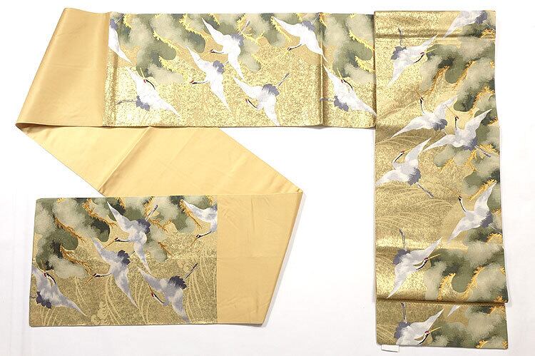 袋帯 R5112008 六通柄 礼装 フォーマル 松映群鶴 特選品 正絹