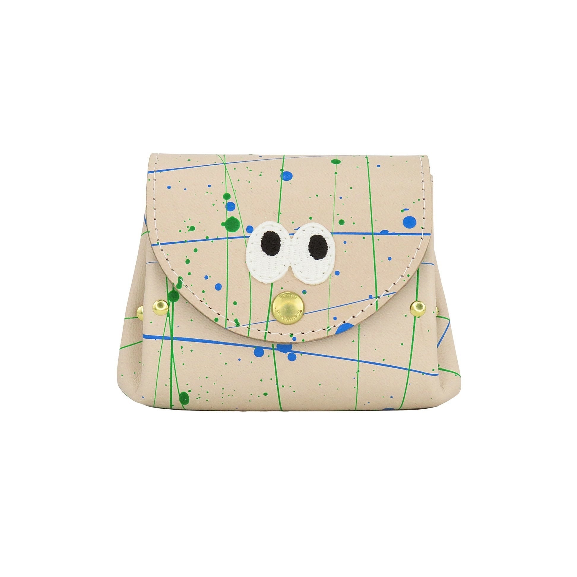 アコーディオンウォレットver.2｟レンボスプラッシュ/BLU&GRN