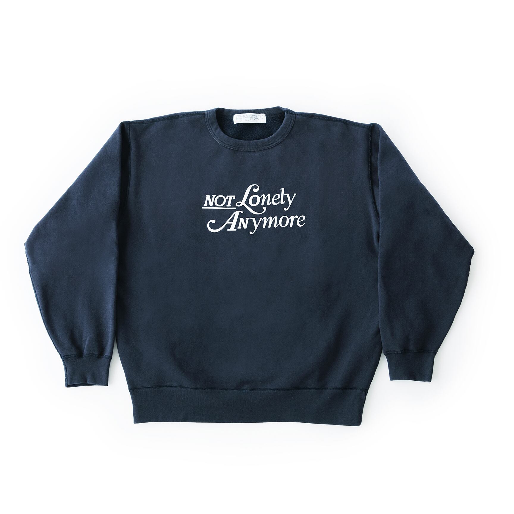 Not Lonely Anymore Crew sweat shirt Navy | notlonely