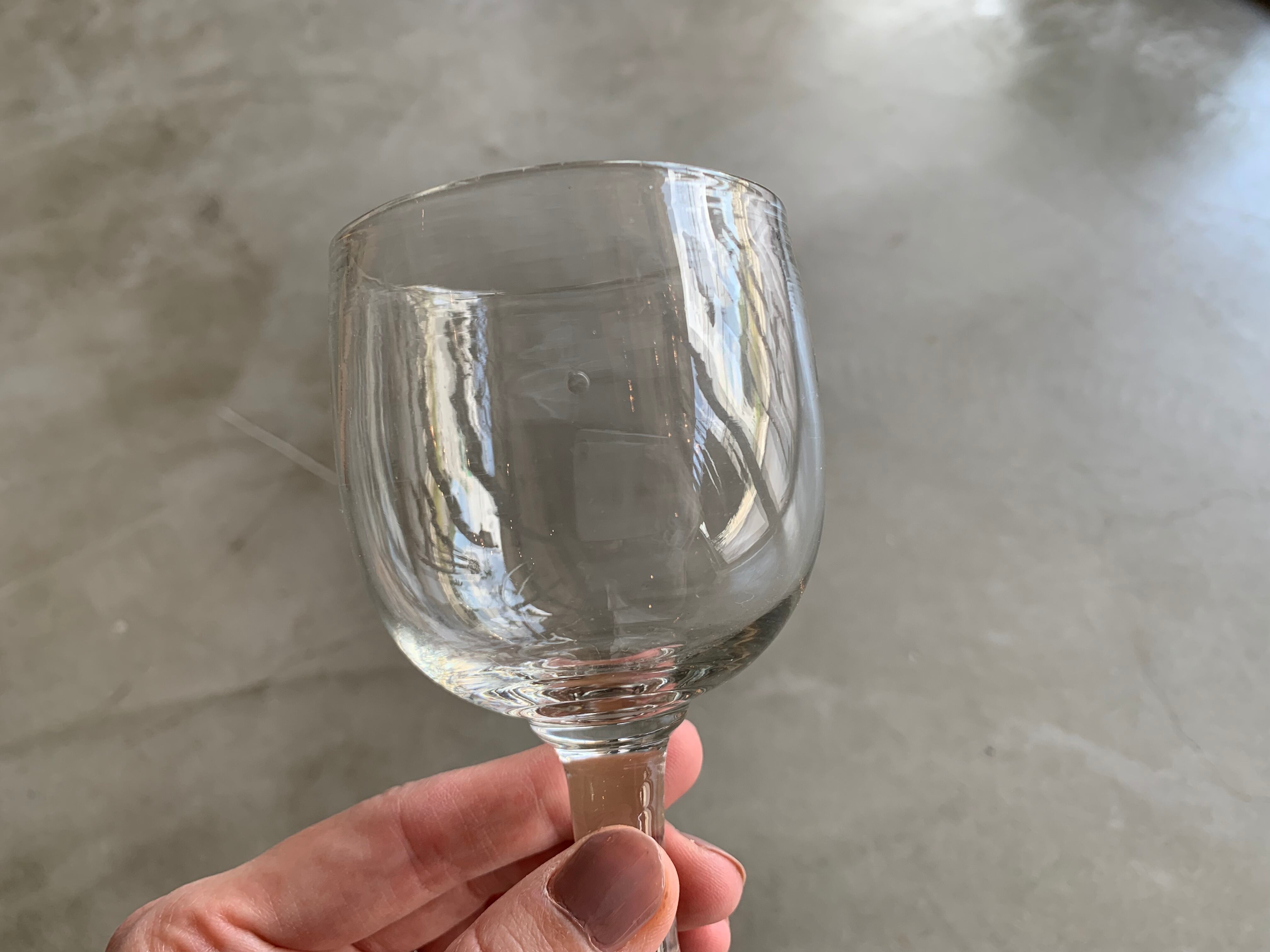 アンティーク フランス / ビストログラス 丸形 bistroglass ワイン