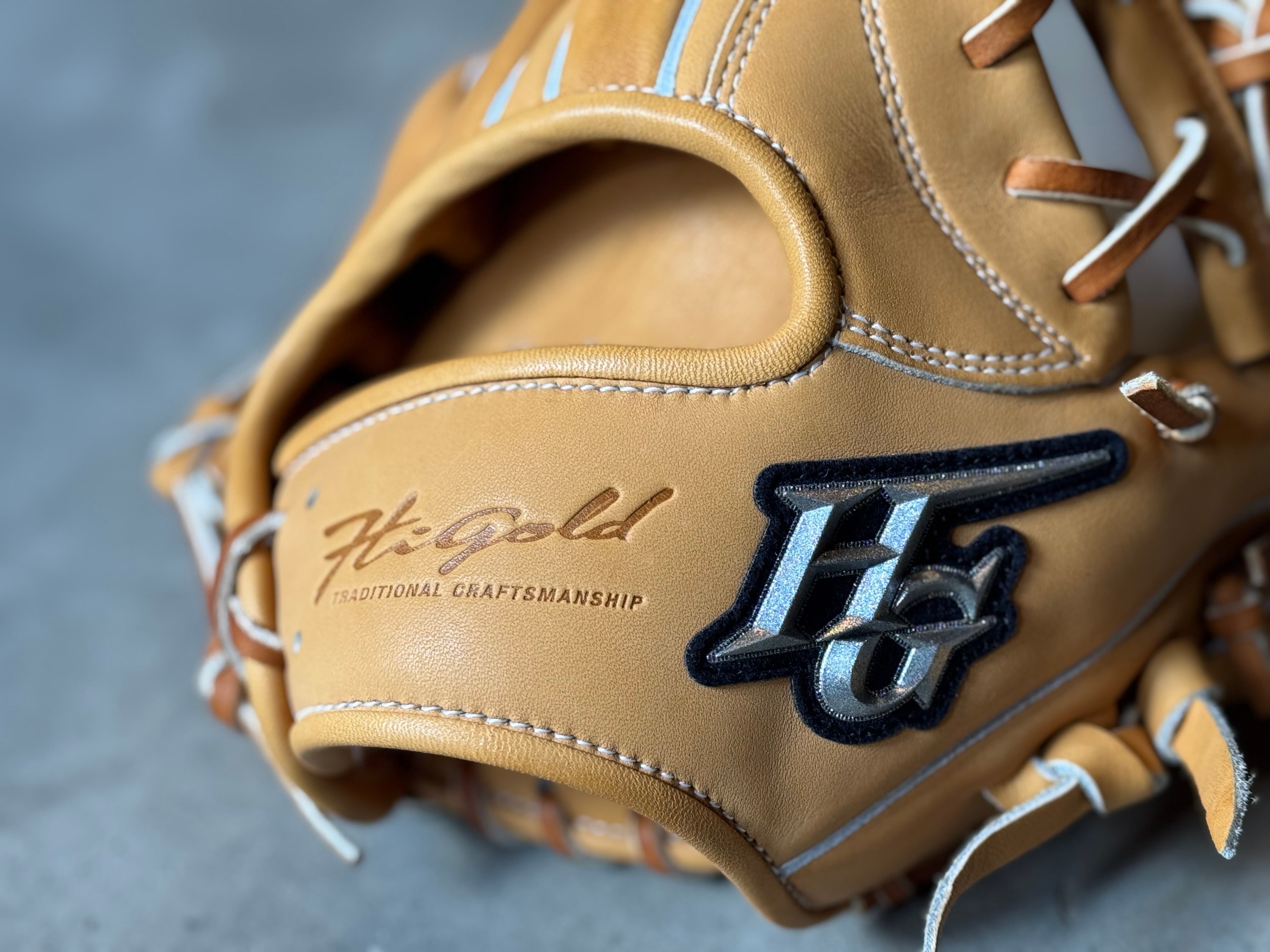 己極シリーズ2025モデル【Hi-GOLD】硬式用グローブ 内野手用 Cブラウン