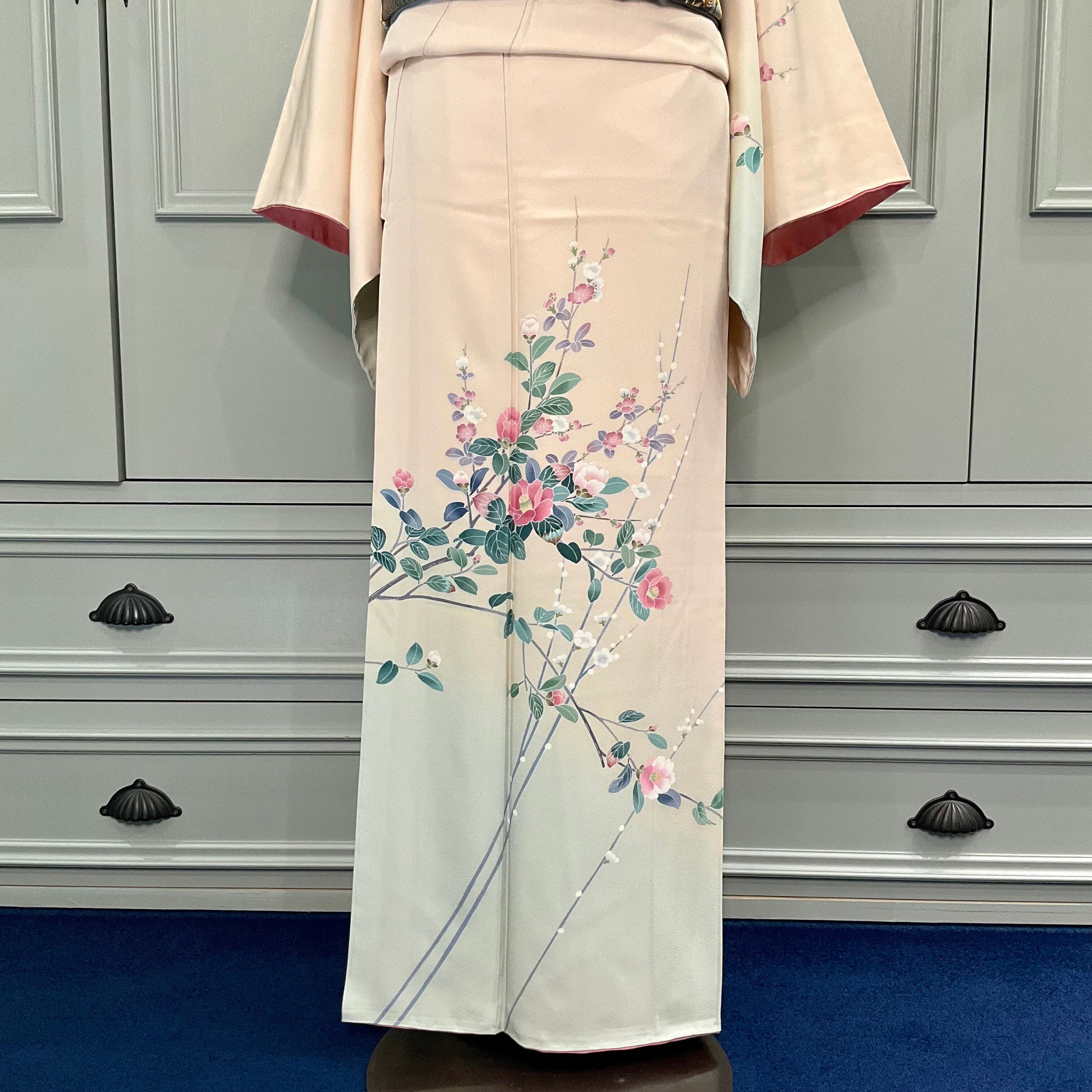 long＊祝いの椿＊訪問着セット 未使用品 礼装 七五三 卒業式 入学式