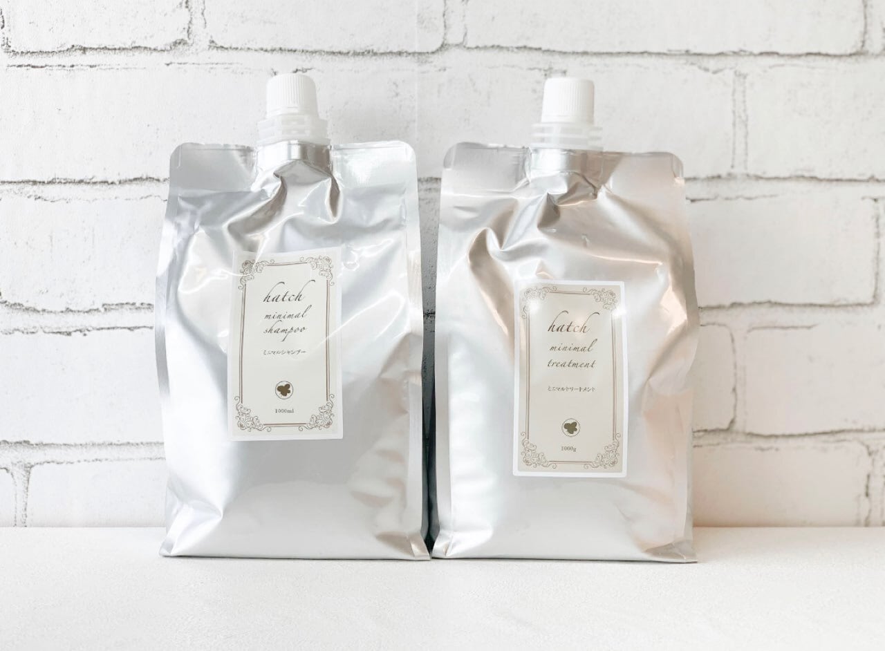 ミニマルシャンプー&ミニマルトリートメント 各1000g | くせ毛さん専門