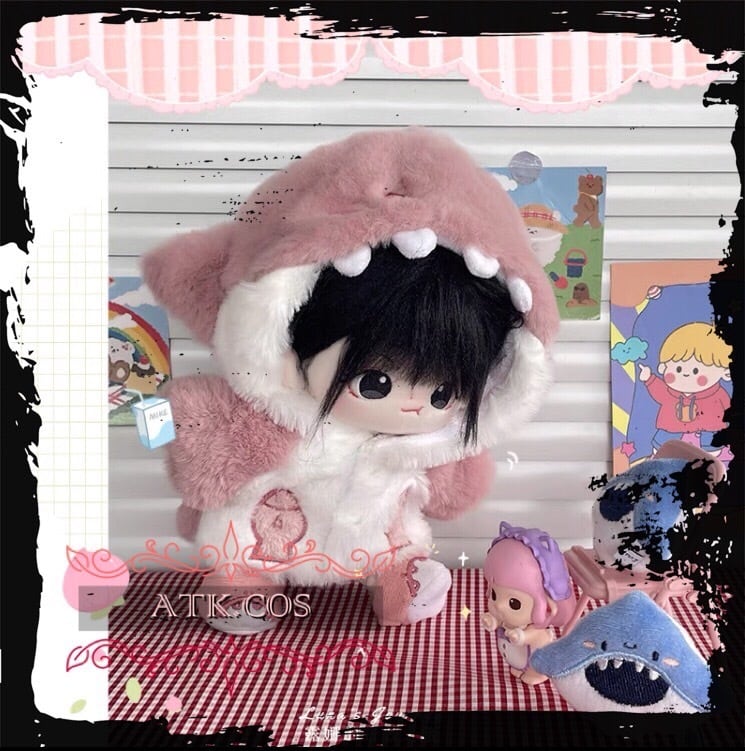 ATK.COS】c2617 着せ替え ぬいぐるみ 衣装 着ぐるみ サメ 可愛い