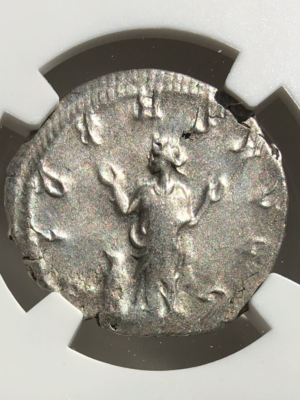 トレボニアヌス・ガッルス NGC鑑定 MS ダブルデナリウス銀貨 ローマ