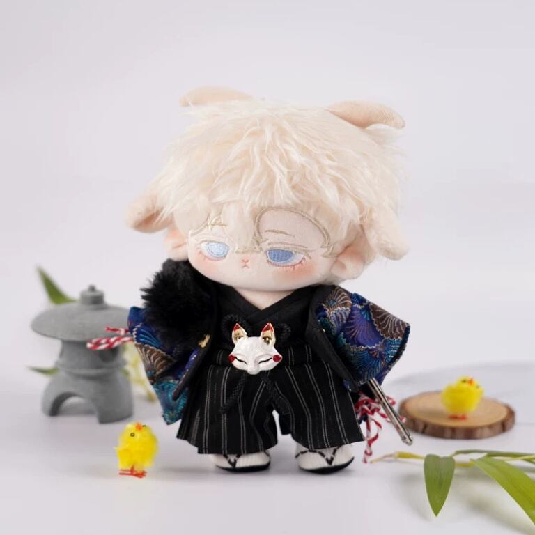 20cmぬいぐるみ用 着せ替えぬい服 ぬい服 狐の物語 着物 6点セット