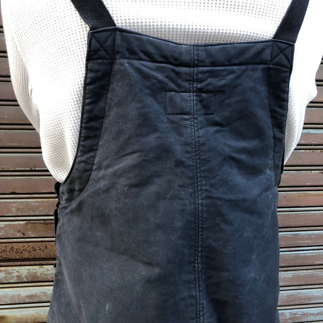 美品 40s 米軍 実物 デッキパンツ フック型 USN オーバーオール