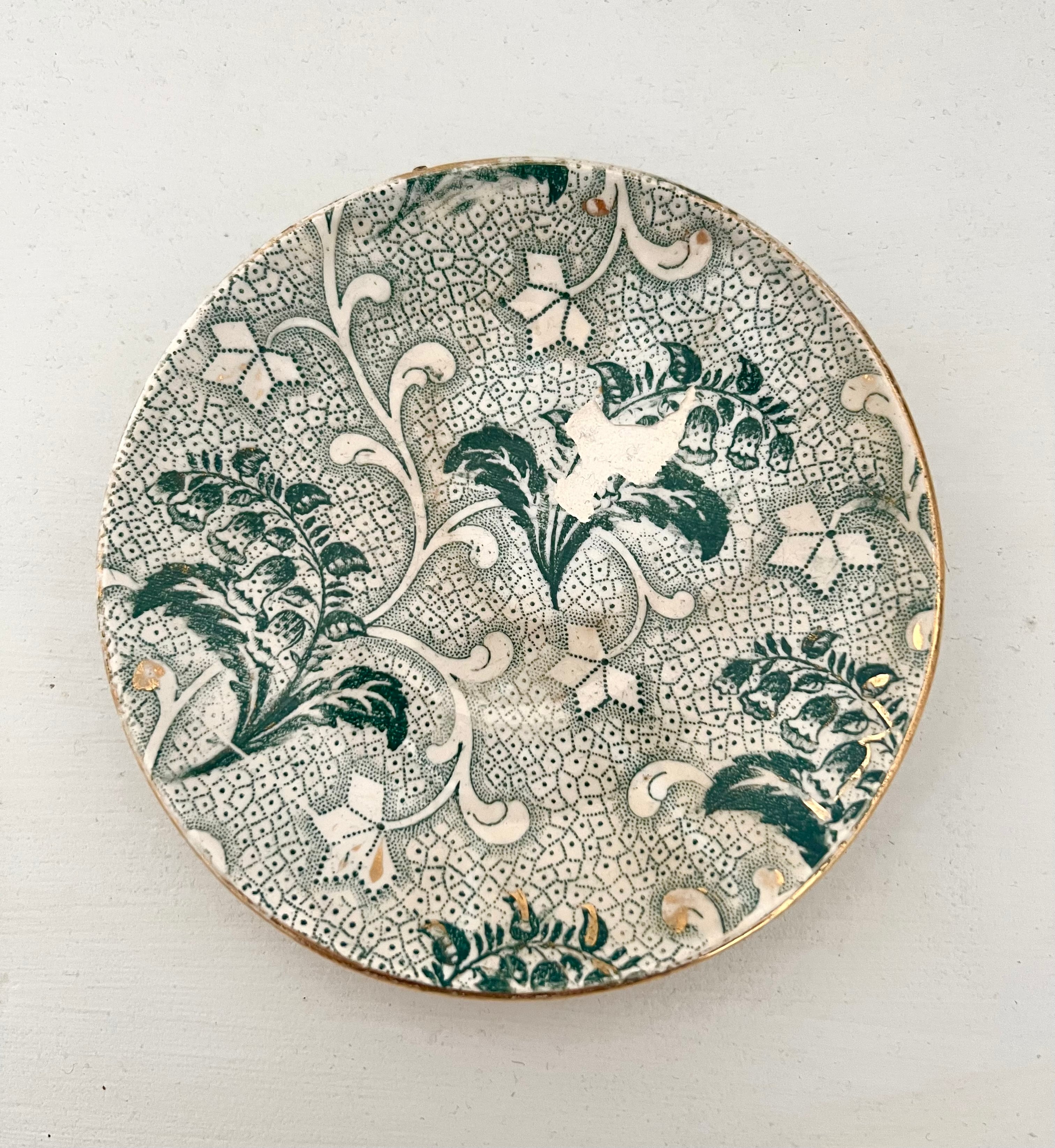 Creil et montereau tasse à café muguet 2 | antiquemanon