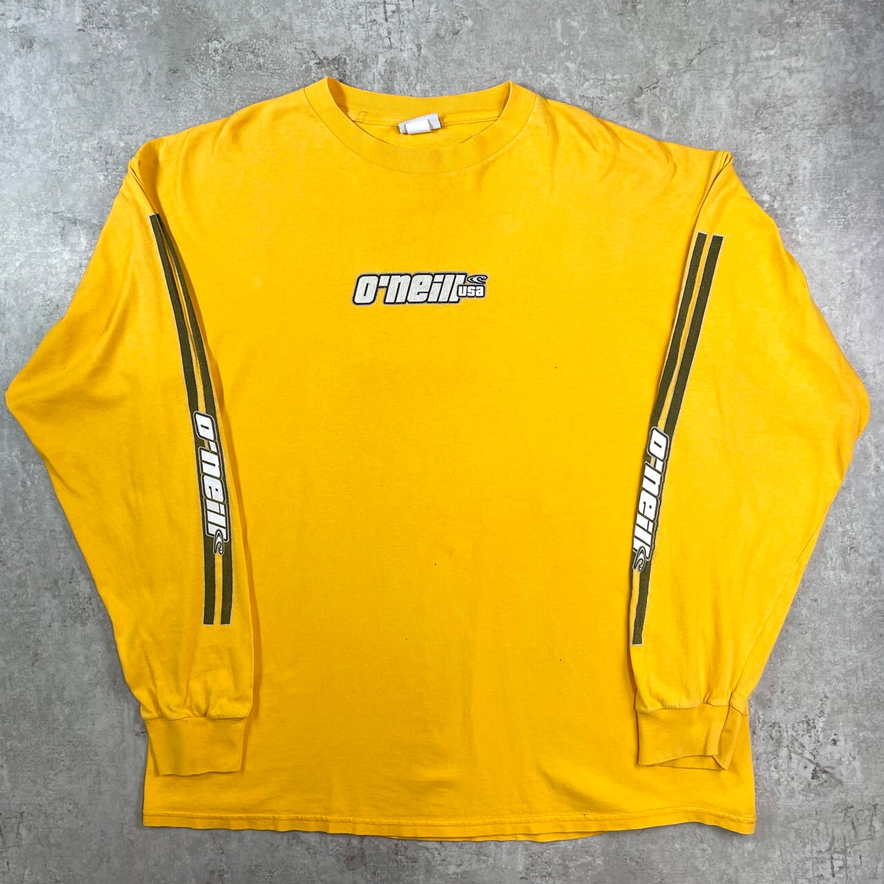 90年代 USA製 O'NEILL オニール ロゴプリント ロングTシャツ ロンT