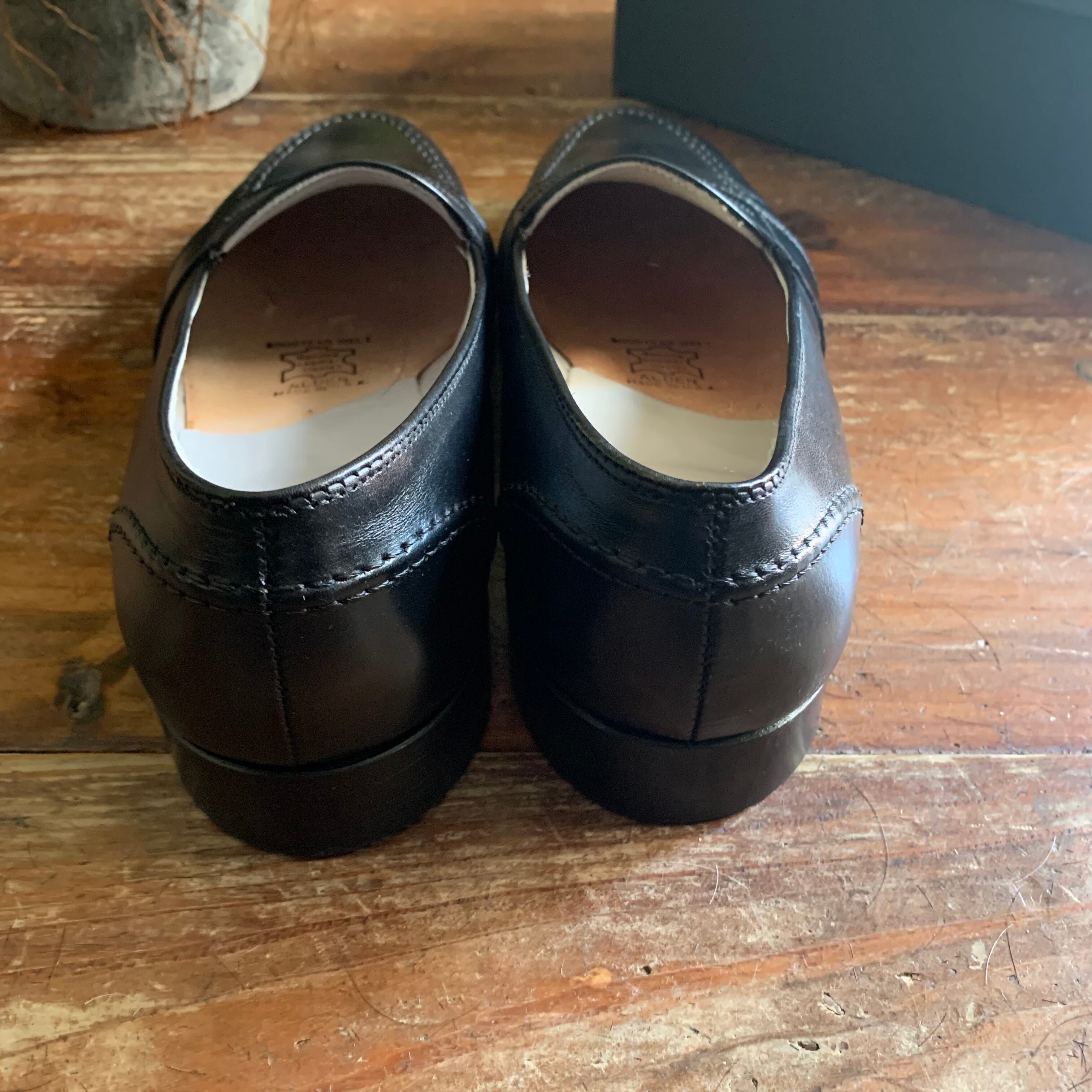 Alden 681” Full Strap Penny Loafer 9/5 D/ Black Calf | Rei-mart