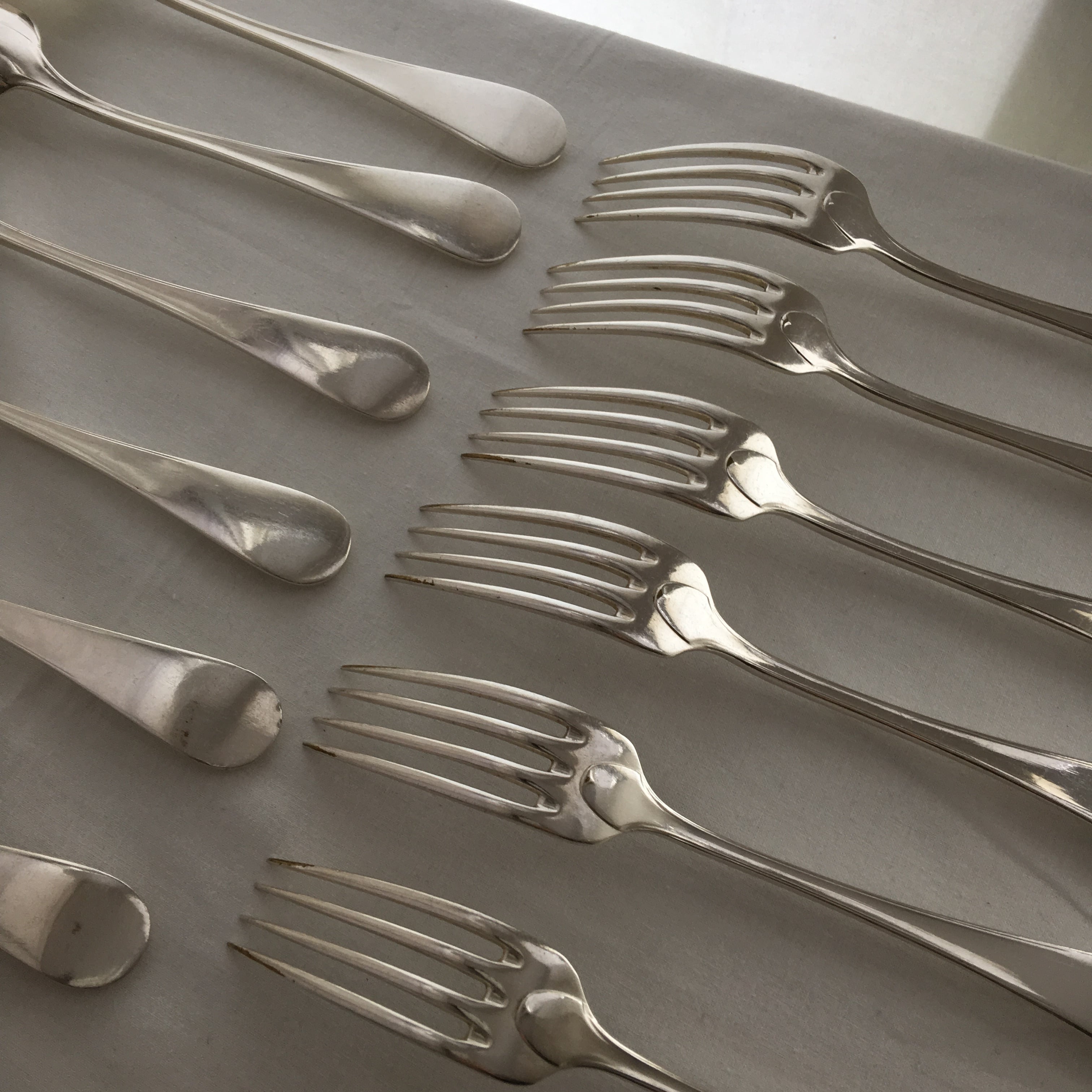 クリストフル シルバープレート スプーン フォーク セット フランス