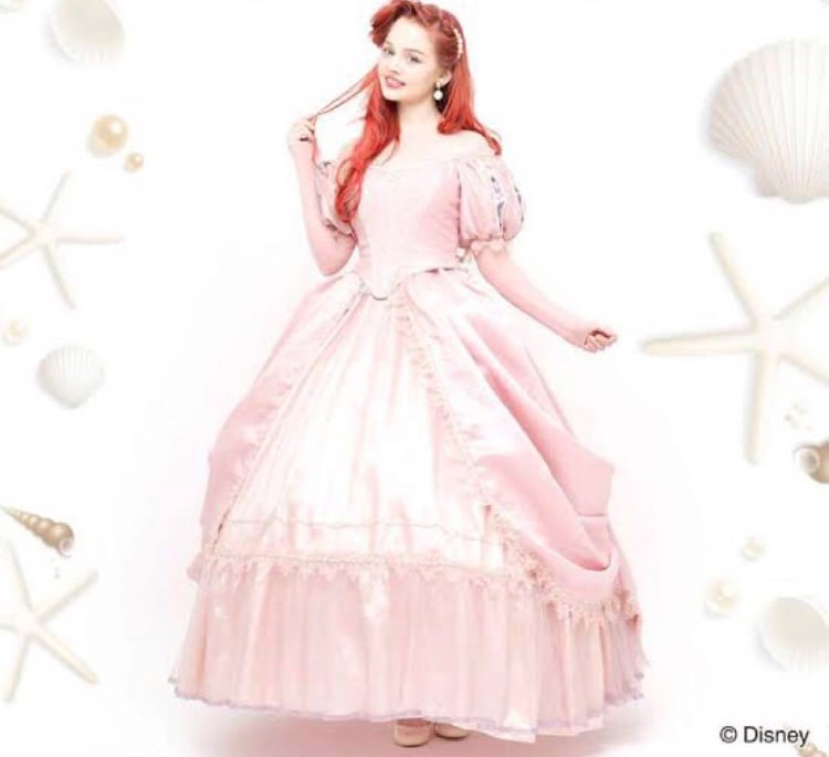 ディズニープリンセス アリエル カミスキードレス Dハロ コスプレ 仮装