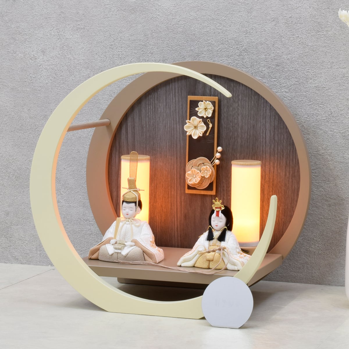 雛人形 親王飾り【凛月】Ridzuki |一秀｜木目込人形｜モダン｜おしゃれ