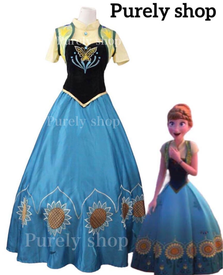 ディズニー アナと雪の女王 エルサのサプライズ アナ ひまわりドレス D