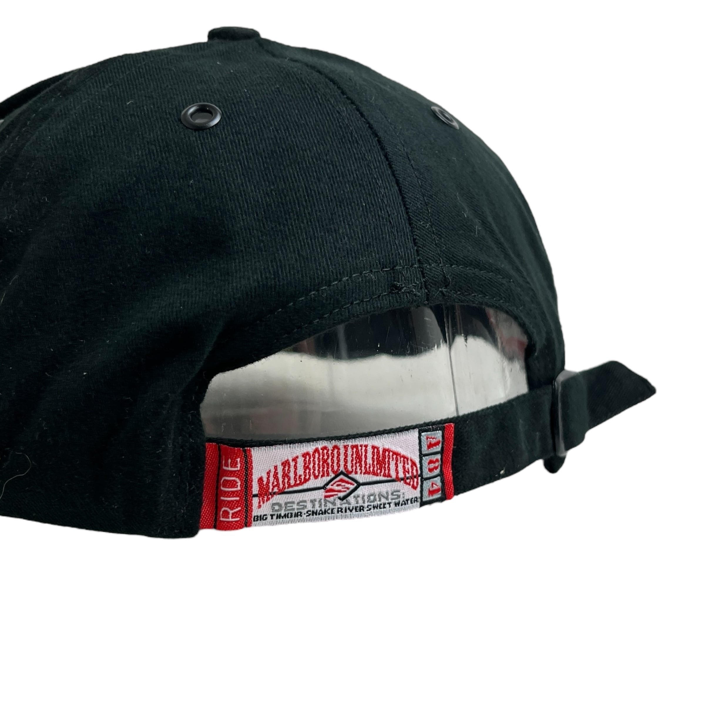 キャップ/帽子】90s Marlboro (マルボロ) 企業物 6パネルキャップ 刺繍