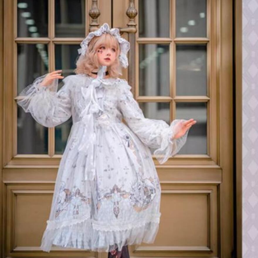 VTG！LIZ LISA リズリサ 激レア 起毛花柄ワンピース 姫系 ガーリー VTG