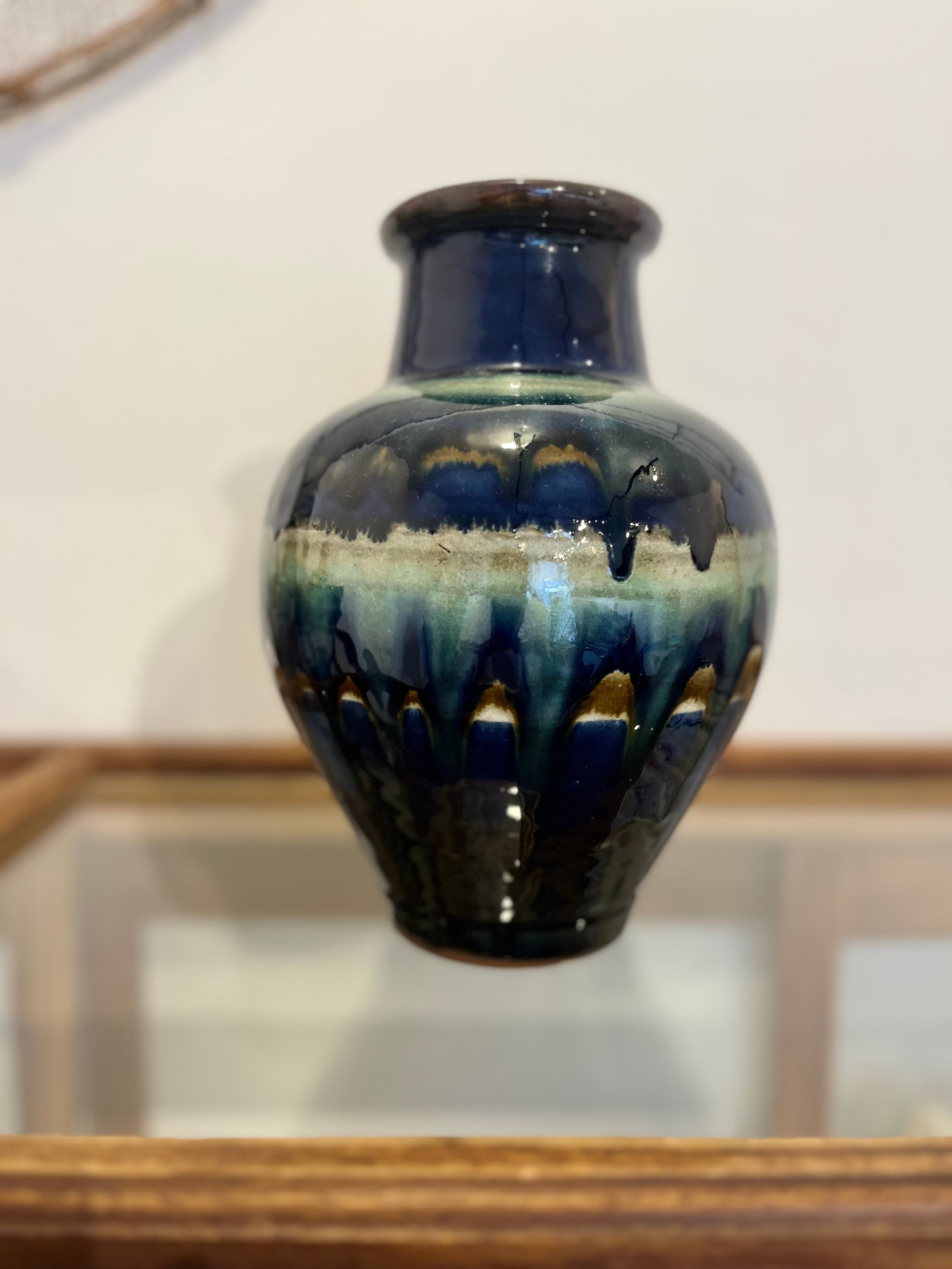 やちむん 常秀工房 島袋常秀先生作 壺 花器 | うつわのわ田