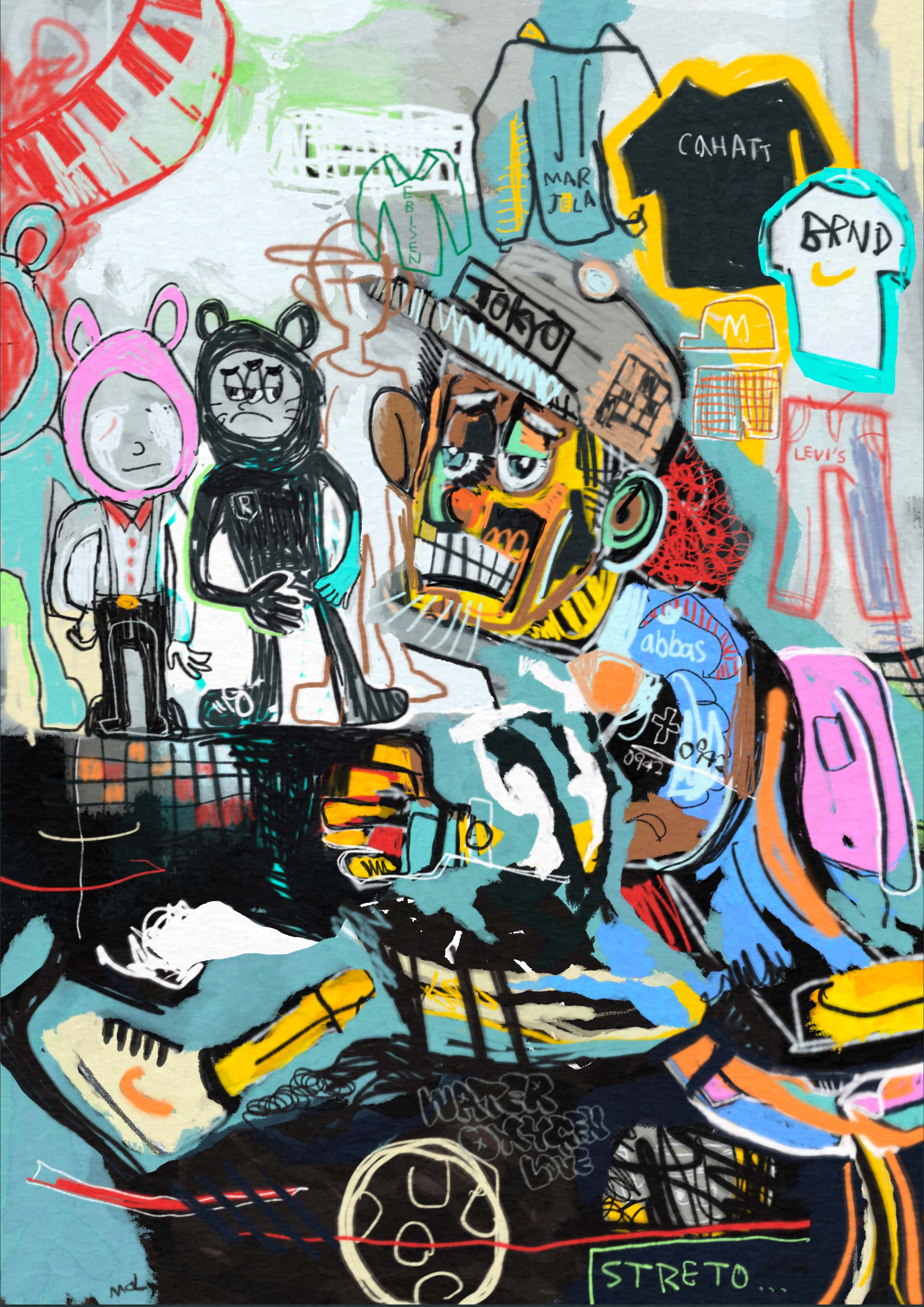 オリジナル アートポスター（インテリア、ポスター、ストリートアート