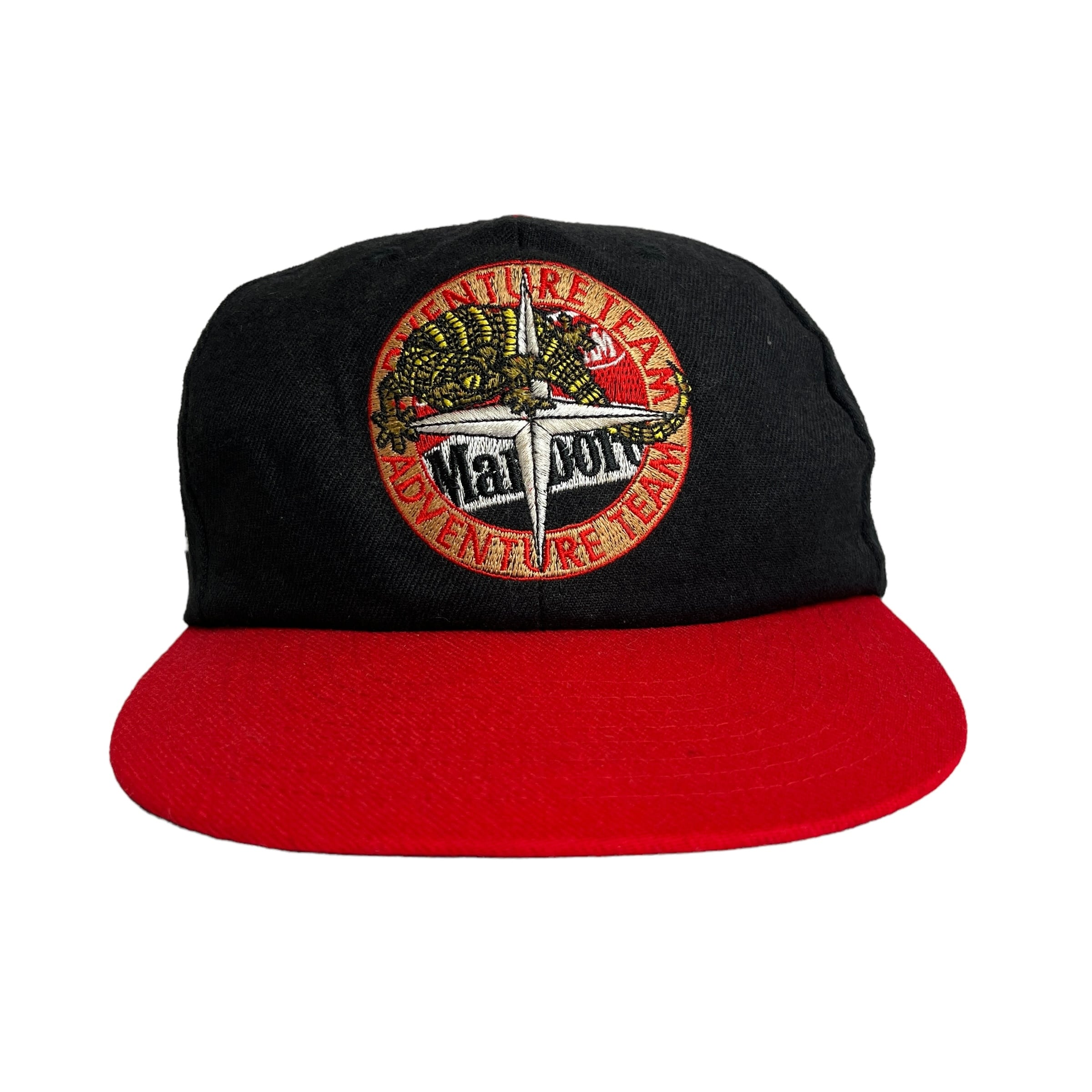 キャップ/帽子】Marlboro (マルボロ) タバコ 刺繍ロゴ Adventure Team