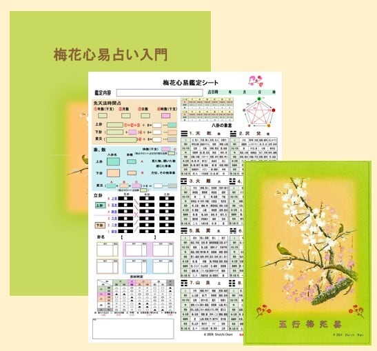 梅花心易入門＆五行梅花易カードセット | 占い学校 Central tower 購買部