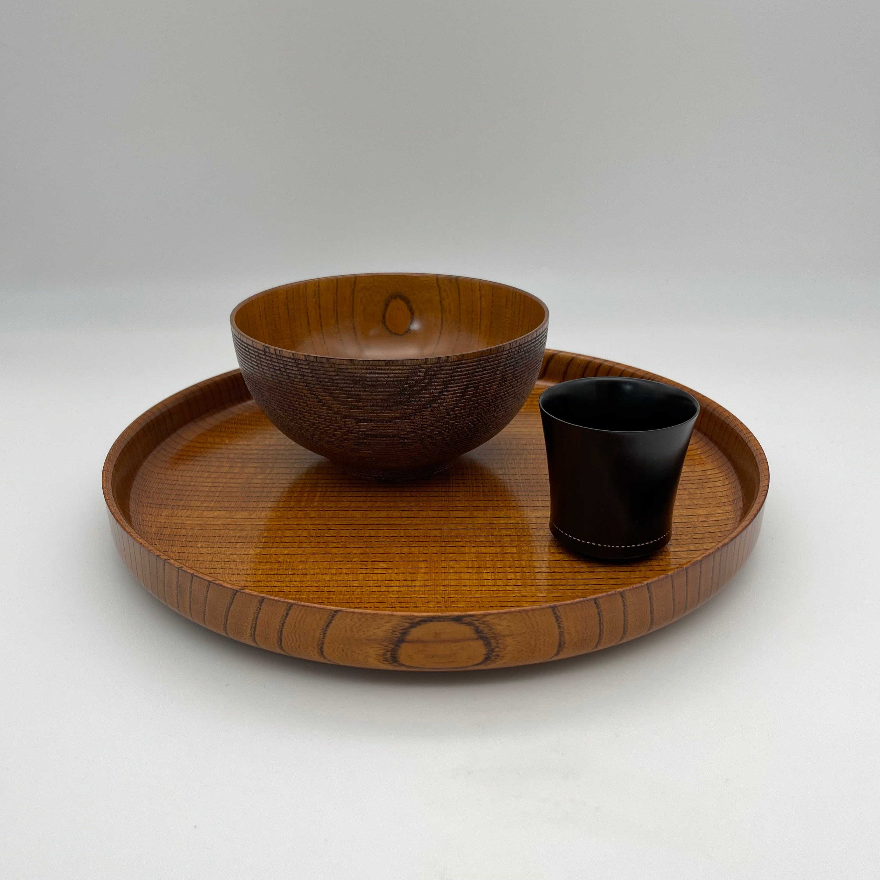 欅造干菓子盆 -Zelkova plate 01- | 木漆芸家 太田志保