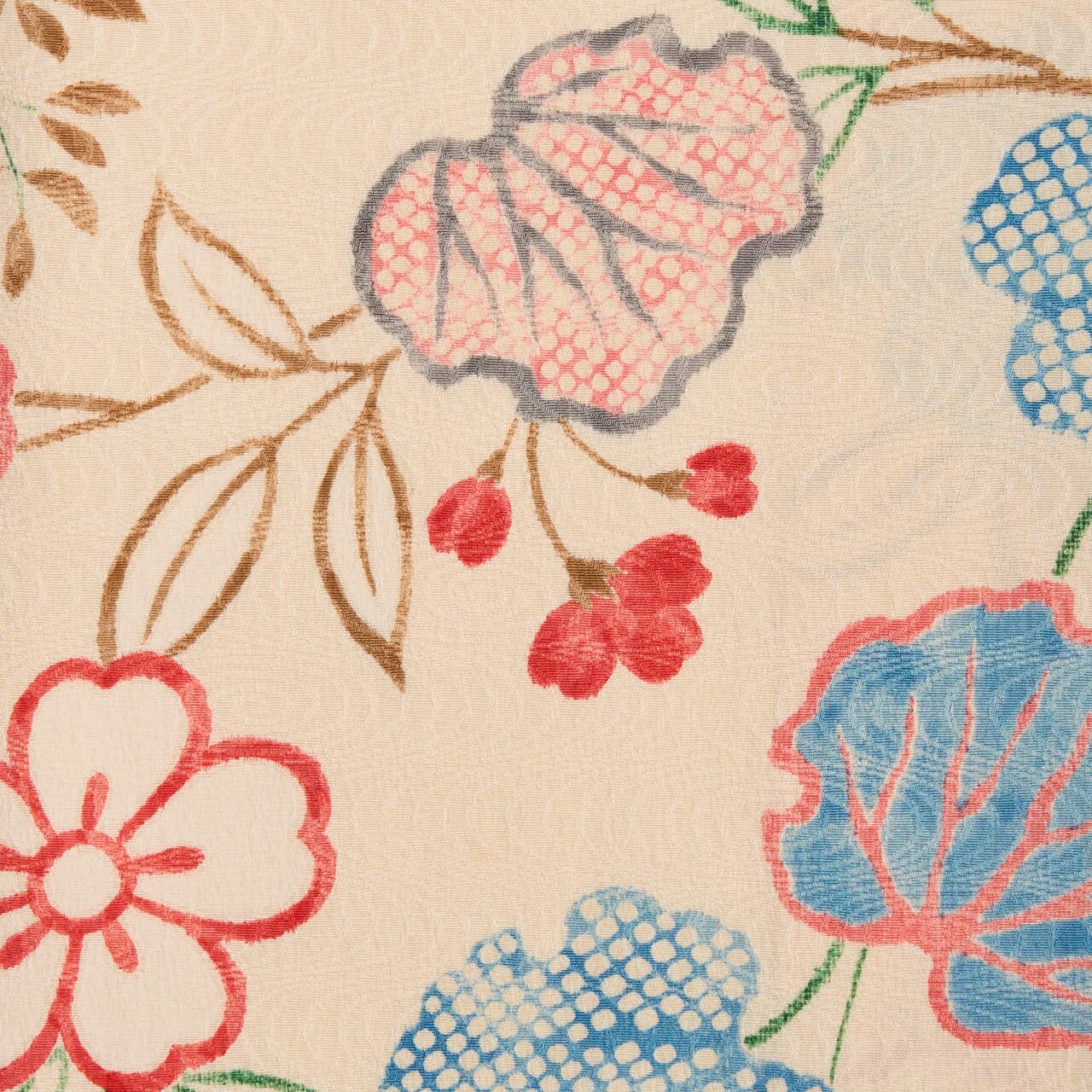 多ち花 桜とユキノシタの模様 摺型友禅小紋 袷着物【未着用品】 | かわの屋