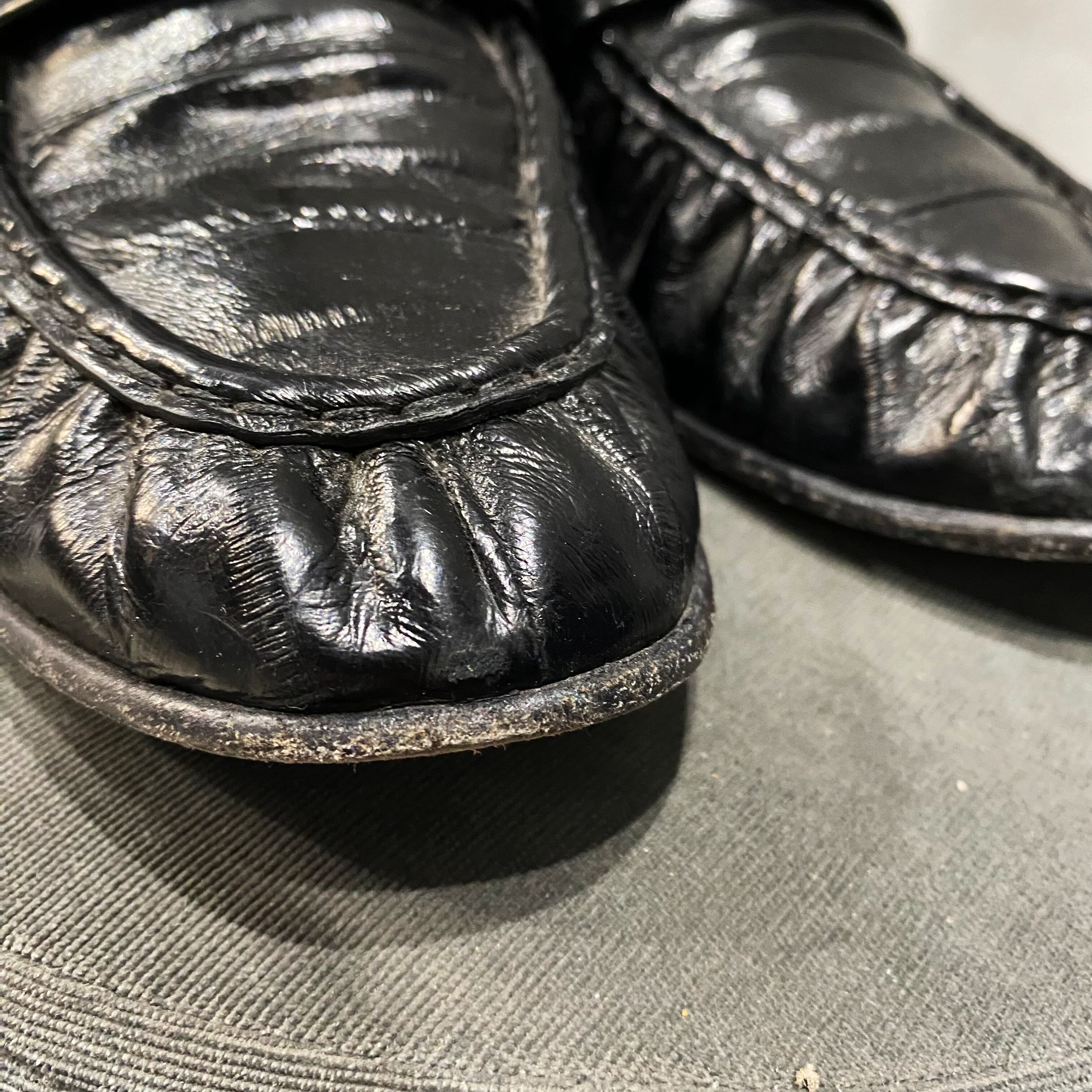 THE ROW ザロウ Soft Loafer in Eel ソフトローファー イール ブラック