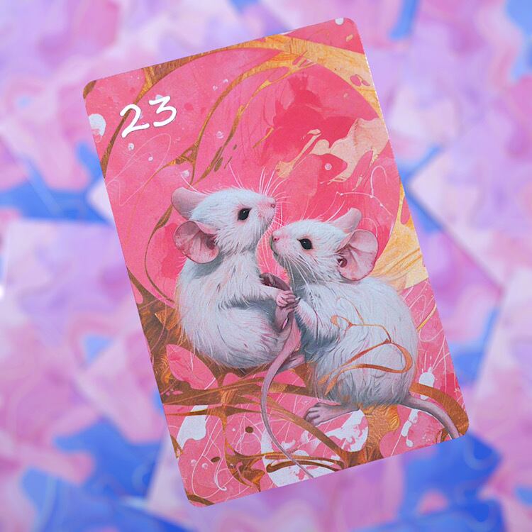 フェミニンピンクなルノルマンカード ❤︎ レア ❤︎ インディーズ