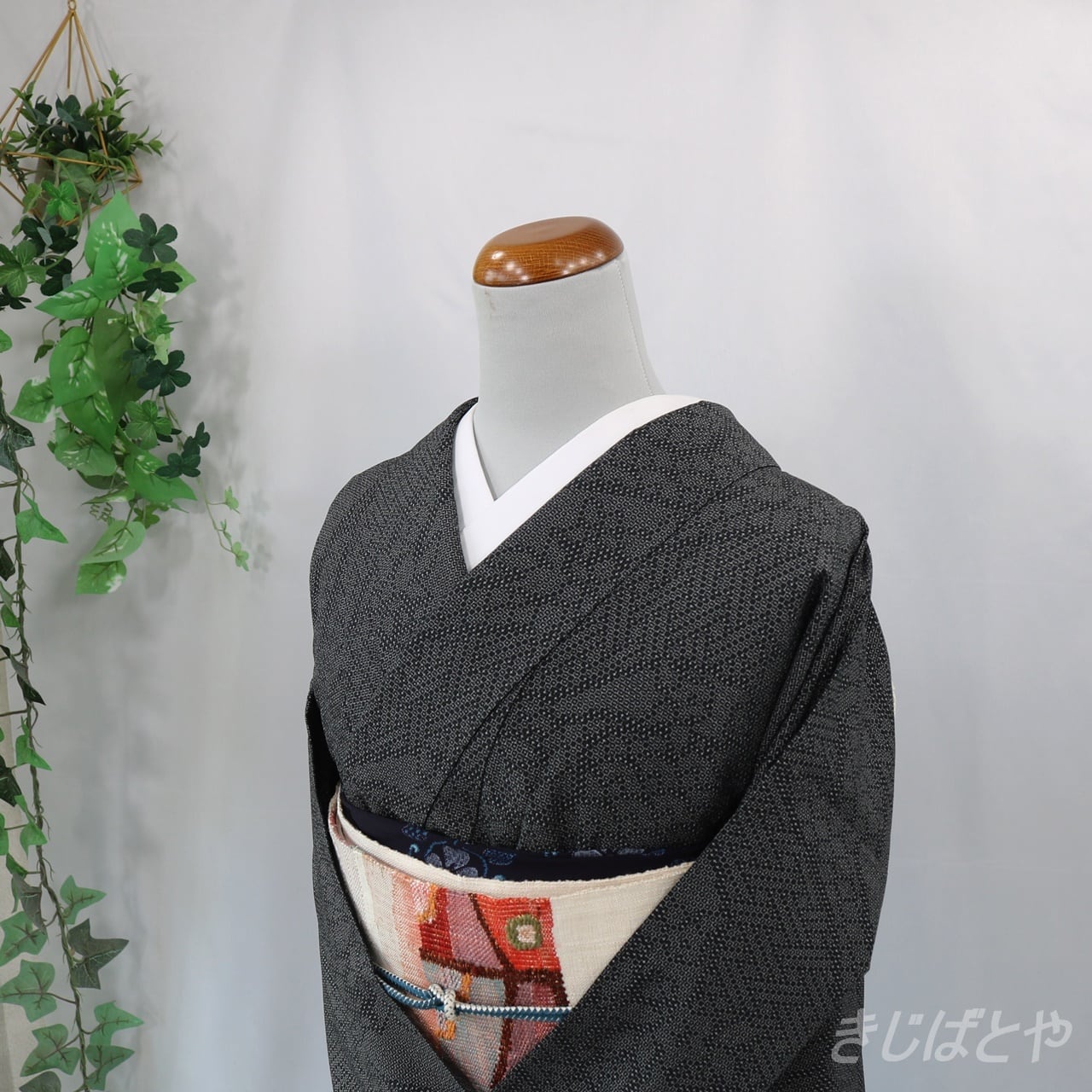 塩沢紬 藍の単衣 | きじばとや