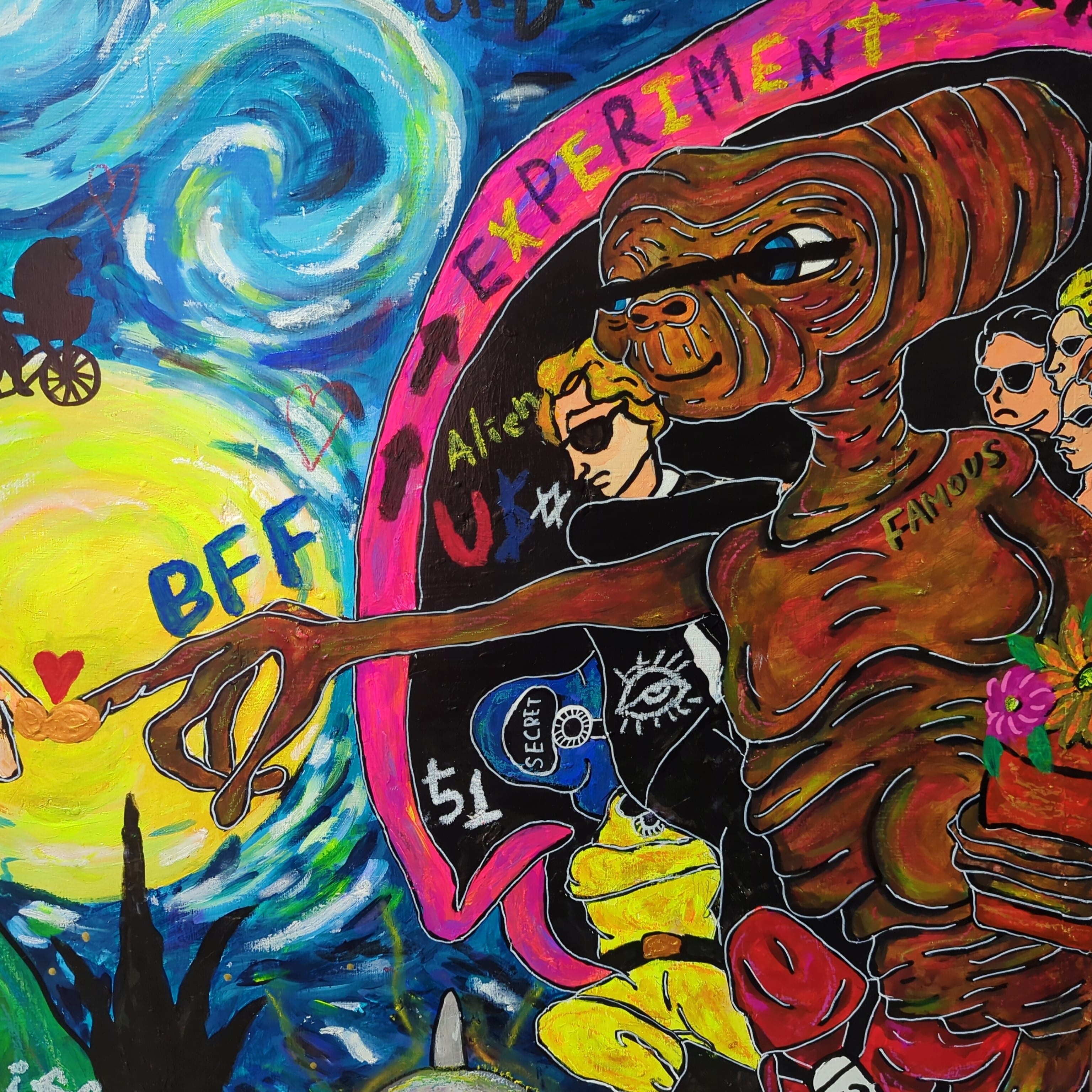 F30号】Famous Alien-エリア51の実験台へ-《都市伝説や陰謀論テーマ