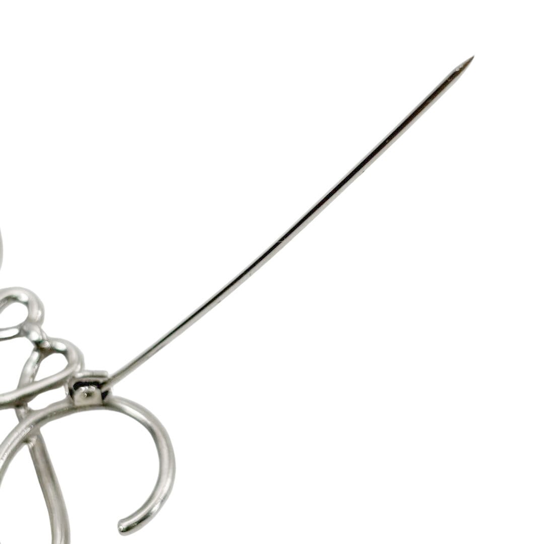 LOEWE ロエベ アナグラムブローチ メタル パラジウム(シルバー