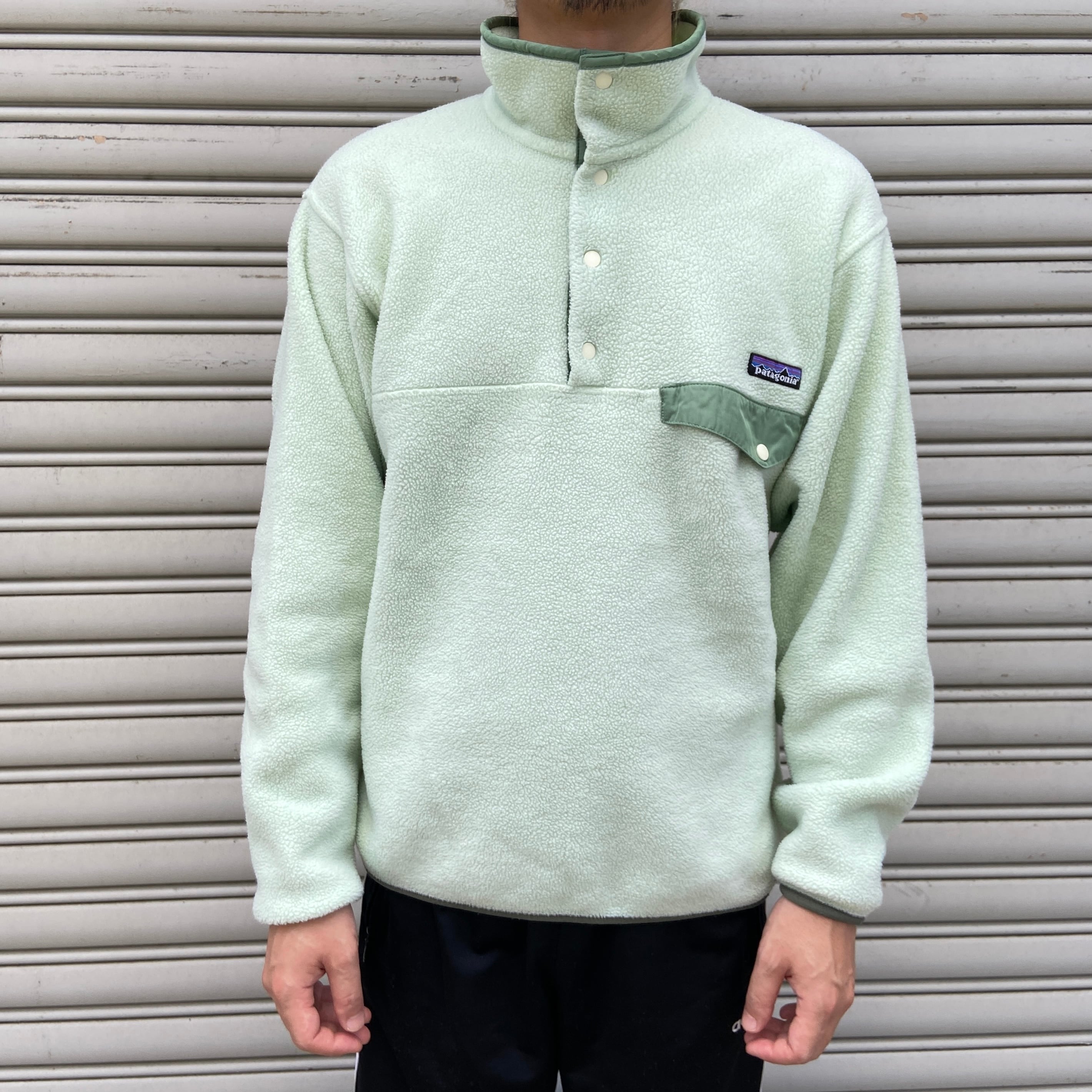 05年製 パタゴニア シンチラフリーススナップT プルオーバー グリーン