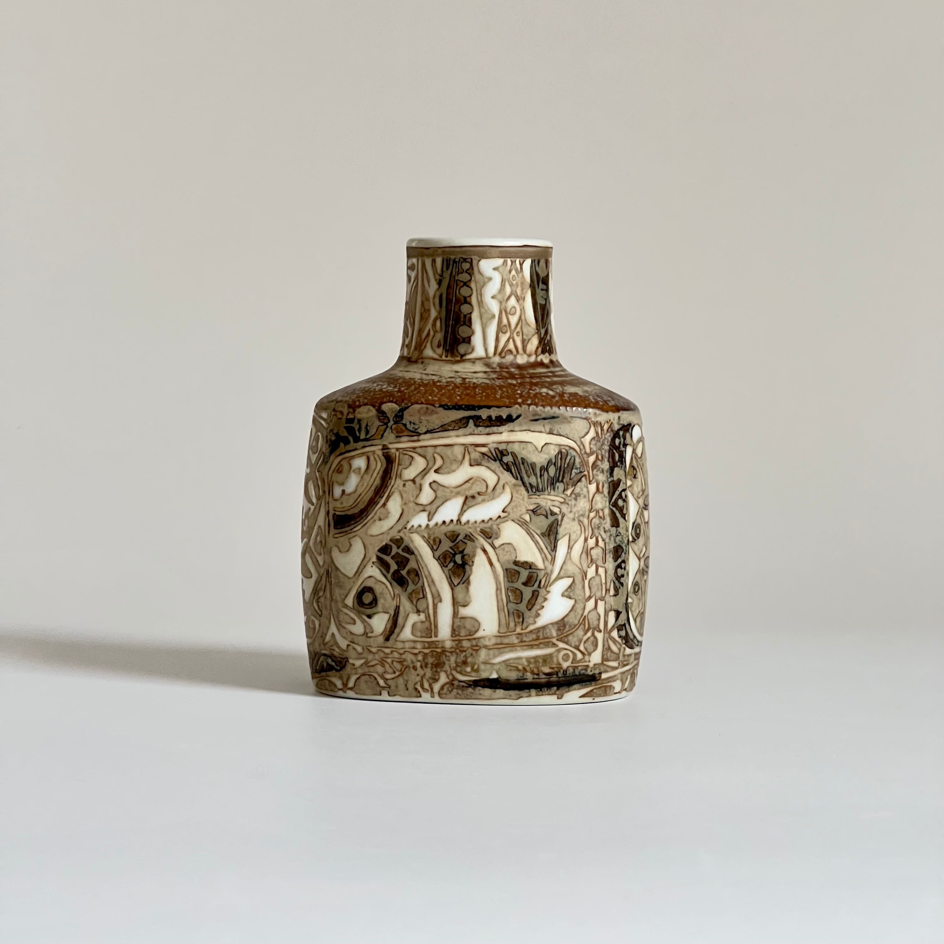 希少品 ロイヤルコペンハーゲン 壺 花瓶 T1125-3 希少品 ロイヤル