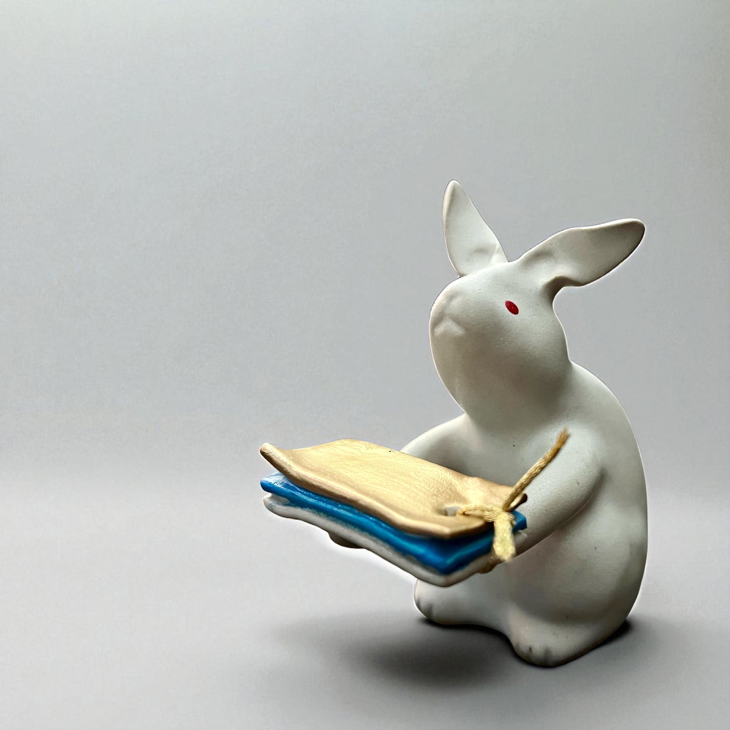 25夏】Rabbit うさぎ 短冊 青 | TSUNE;田中恒子の器 オンラインストア