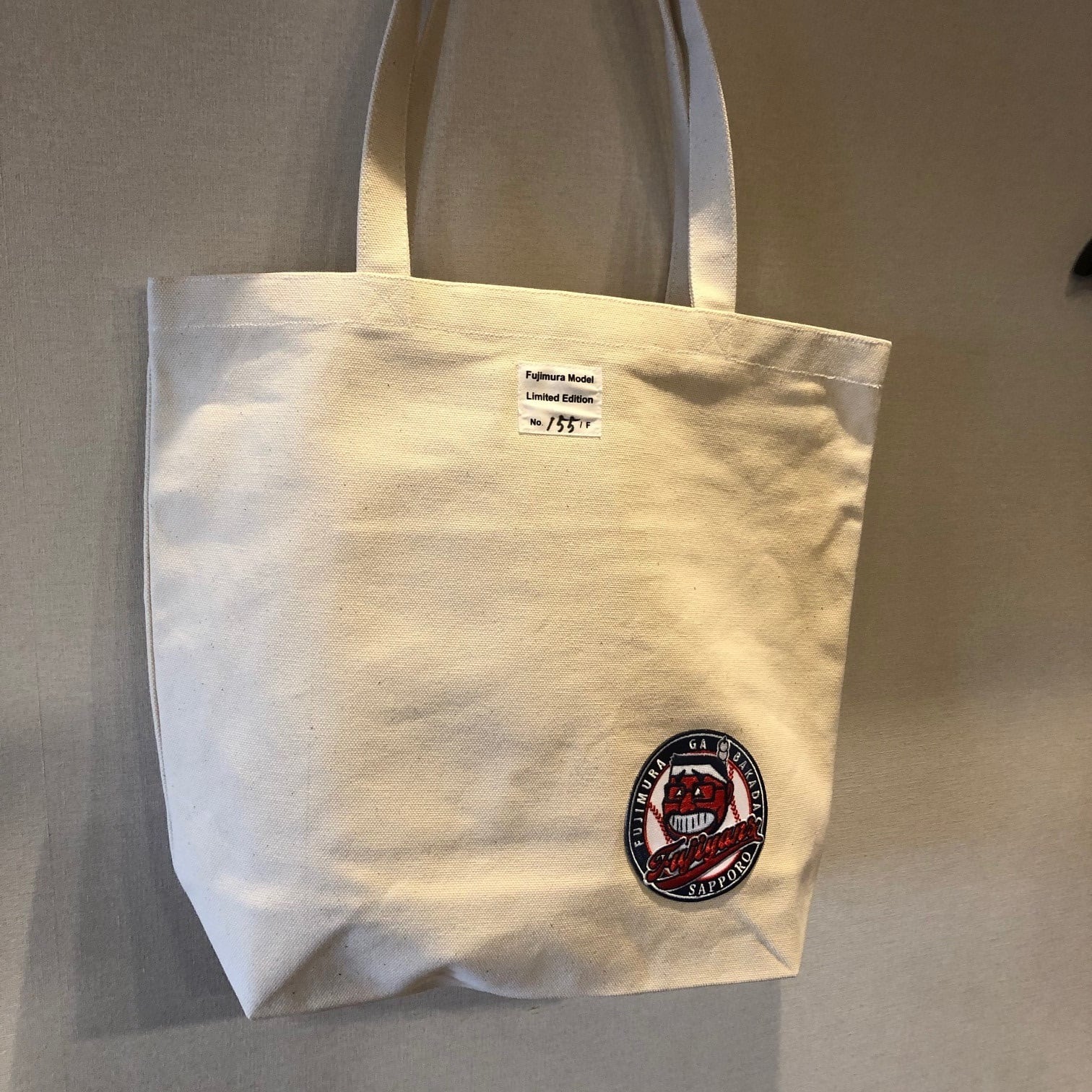 SALE！藤やん直筆サイン入り！ Fujiyans トートバッグ ホワイト / 大阪