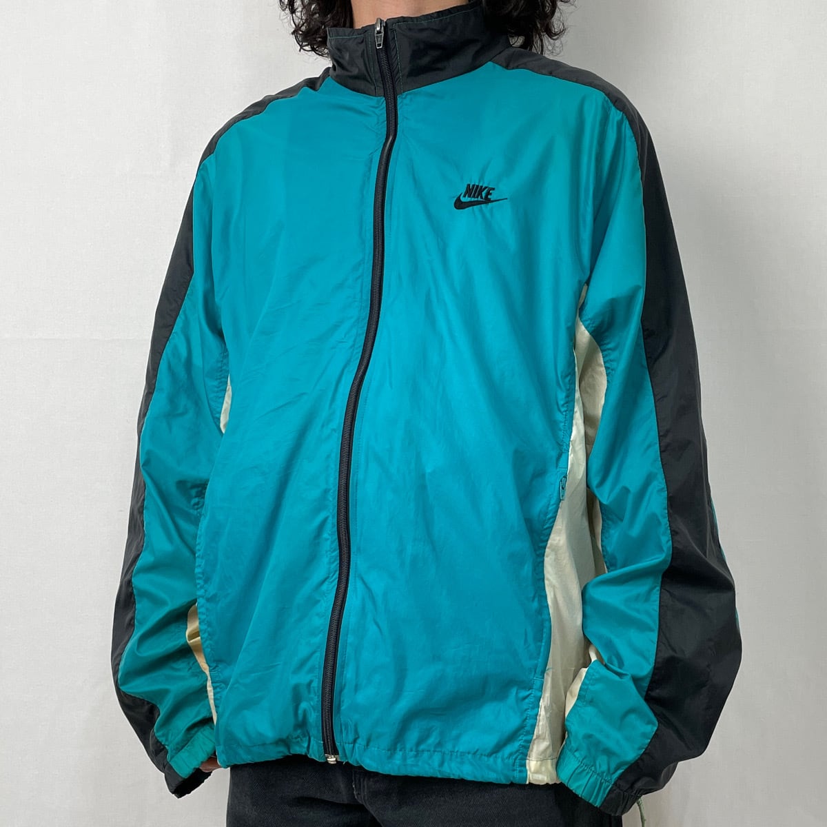 90s NIKE マルチカラー ナイロンジャケット ナイキ 古着 ヴィンテージ