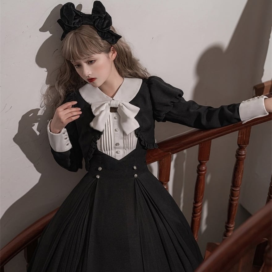 SEASONZ ロリータ 秋冬 ドレス コンカフェ 衣装 セットアップ クラロリ