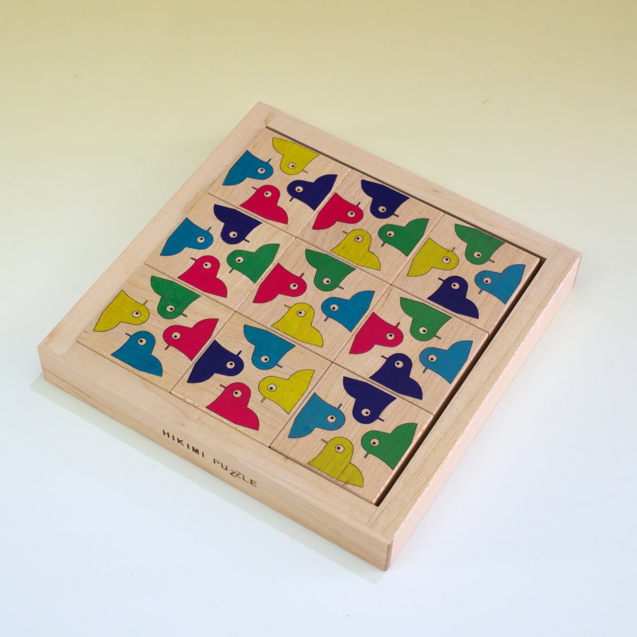匹見パズル カラーマッチ とり | 木のおもちゃ専門店 おもちゃ箱