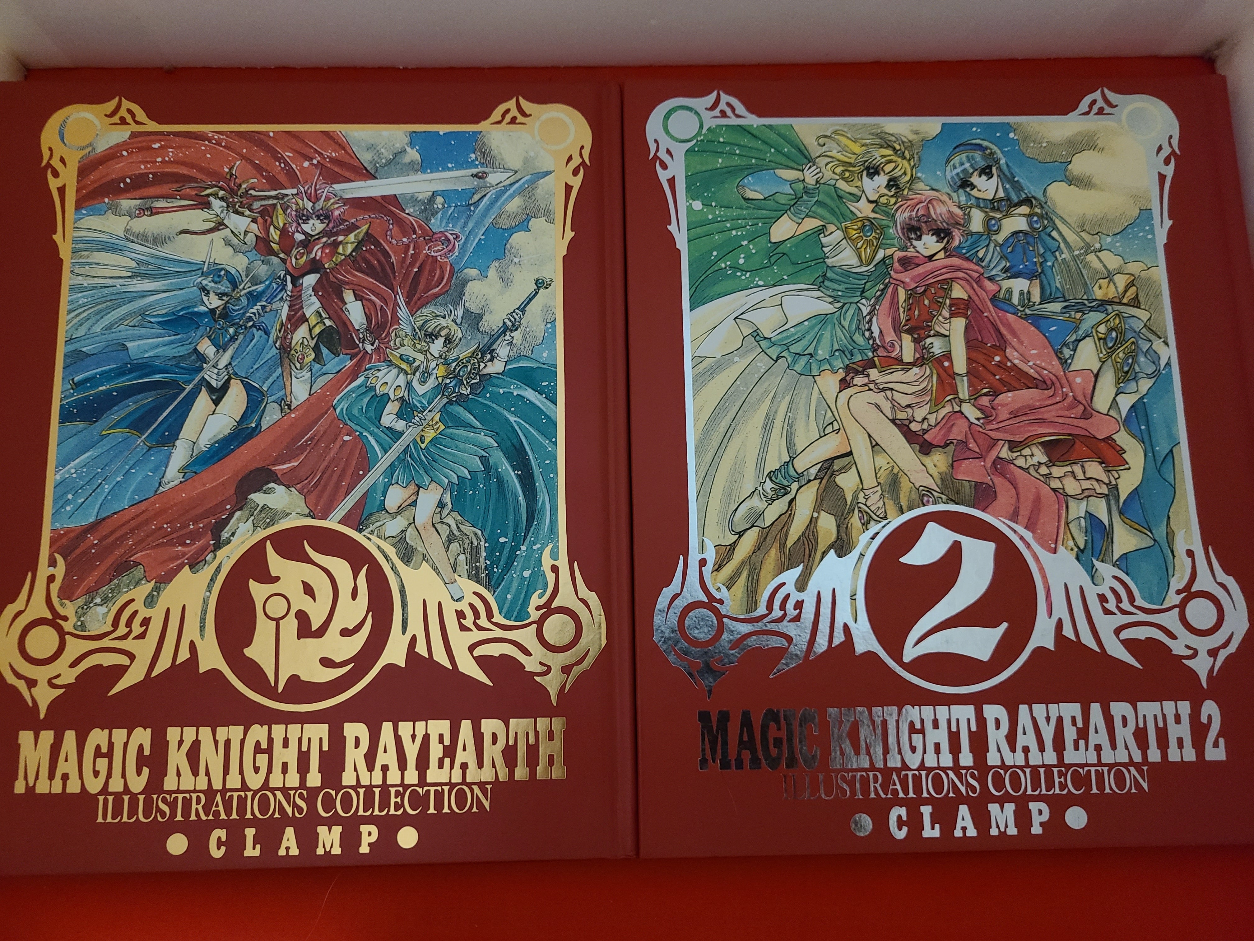 稀少！おすすめイラスト集 当時物 CLMP ｢魔法騎士レイアース｣2冊+