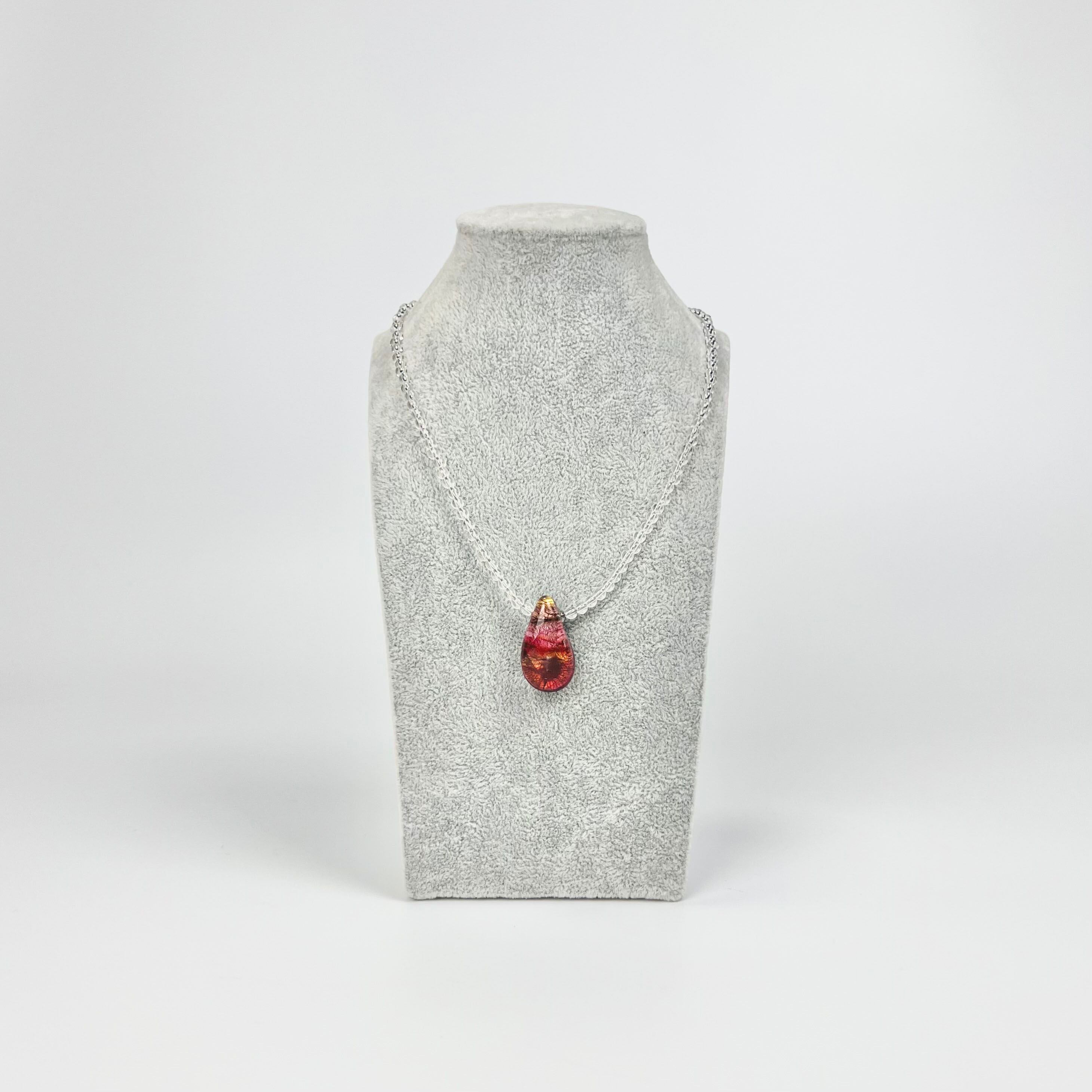 とんぼ玉 ネックレス（水晶） | アート＆クラフト香月